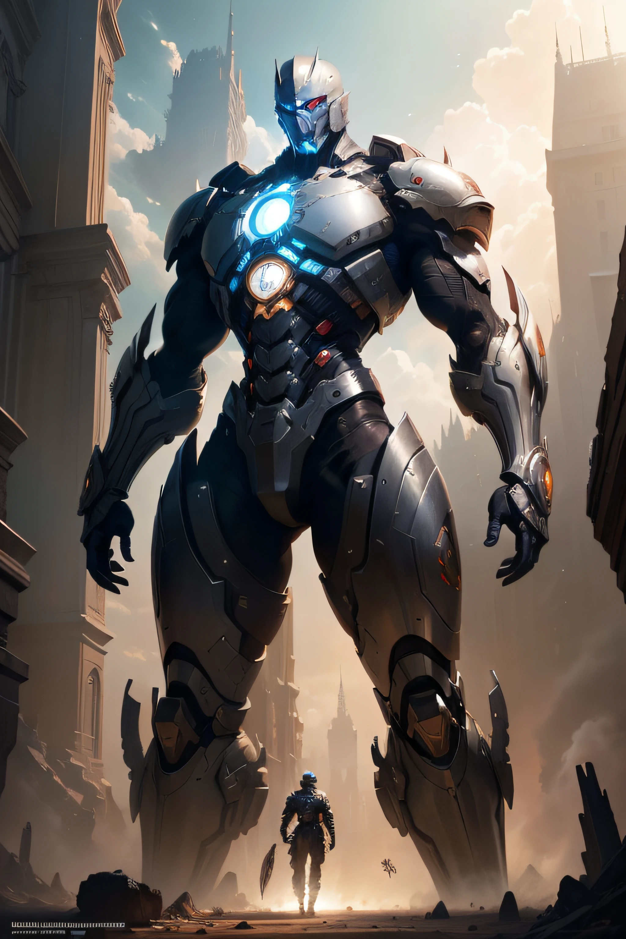 war between man and machine, hyper-realistic environment, Epic concept art war between man and machine, cosmic horror painting, elegant intricate digital painting artstation concept art by mark brooks and brad kunkle detailed war between man and machine, dark fantasy, intricate, elegant, highly detailed, digital painting, artstation, concept art, smooth, sharp focus, illustration, art by artgerm and greg rutkowski and alphonse mucha war between man and machine,!girl,!cocept art, detailed, volumetric, vibrant color scheme, rule of thirds, super detailed, 8k