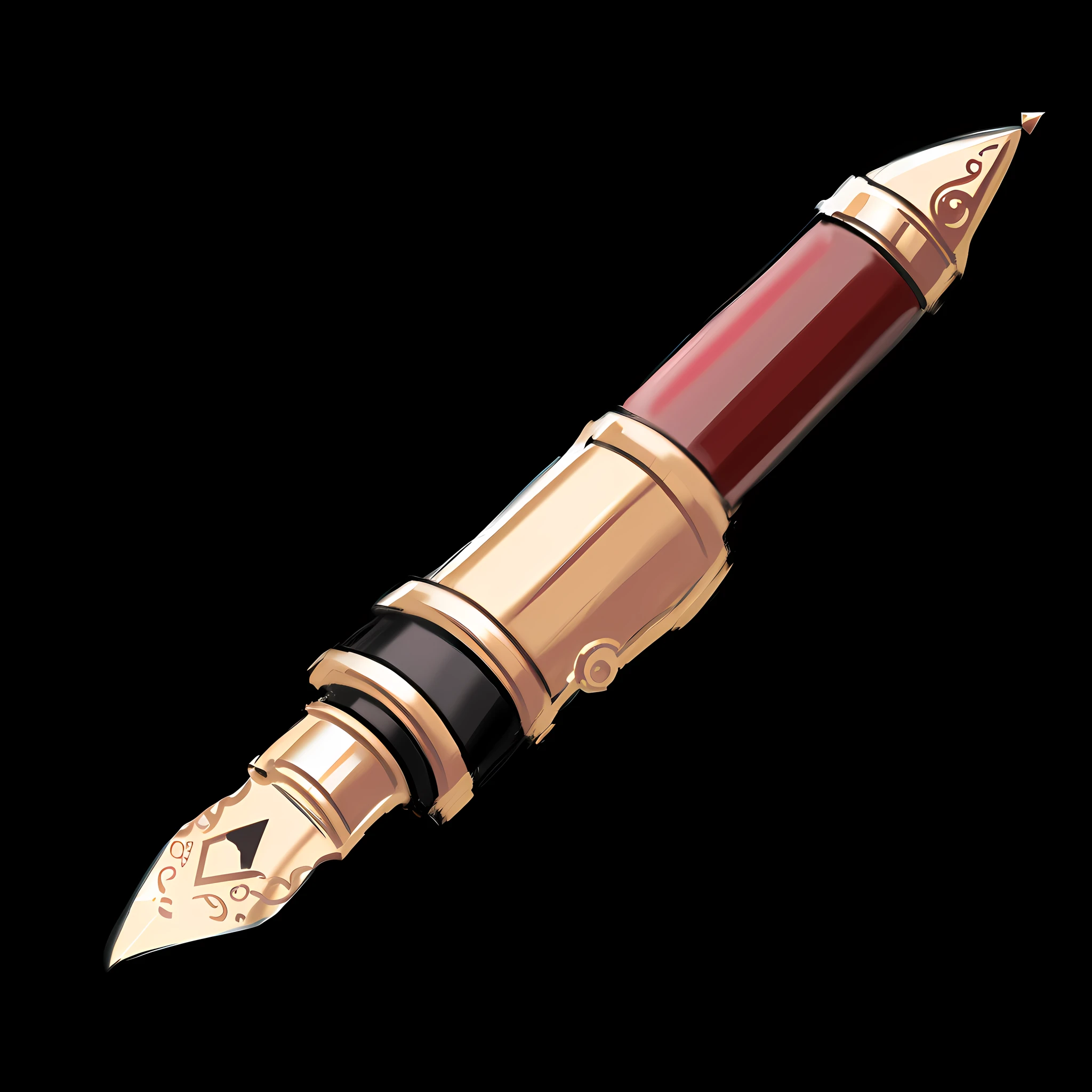 An icon,Draw a pen,There is a ruby on it