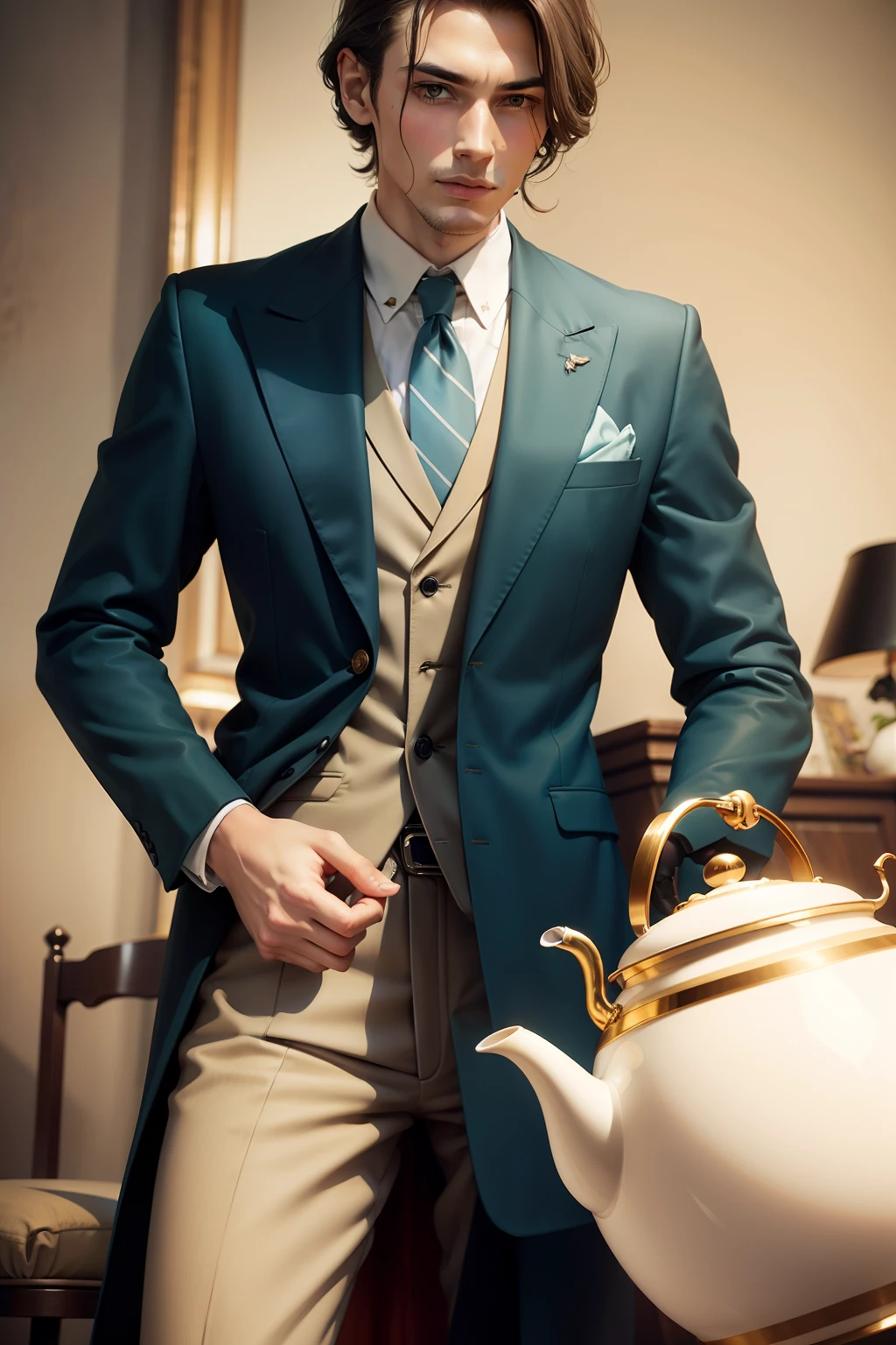 Suit tea vintage