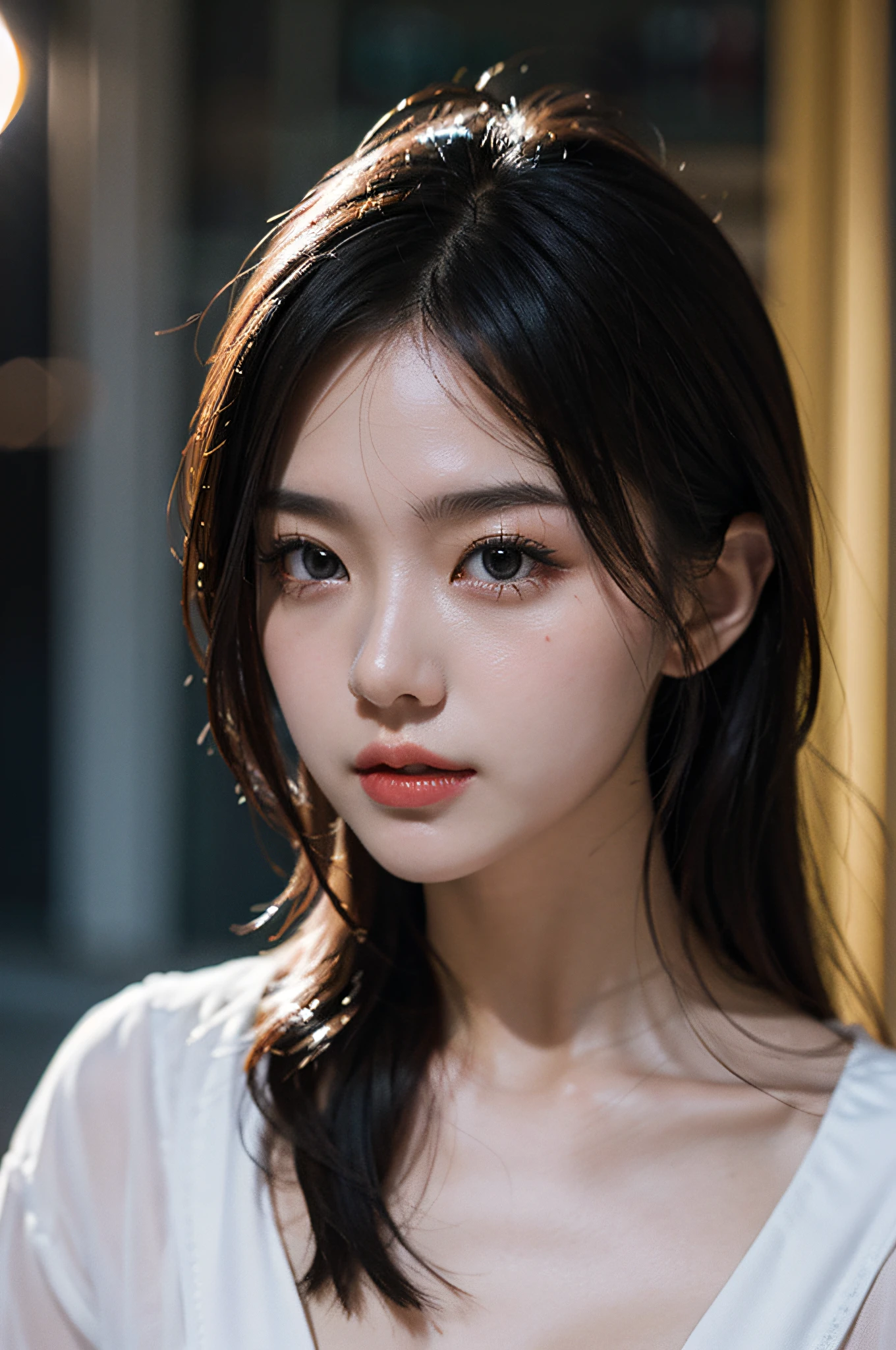 （Hyperrealistic,）4K,35mm，hyper-high detail, Professional lighting, Best quality, Ultra-high resolution, Visually stunning, (1girll:1.3), National style （Republic of China 1.2），realskin,（Perfect body 1.3）Ultra-delicate face。