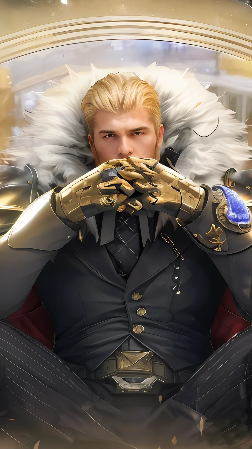 a professional photographic picture full body of a huge man, (((outrageous armor))), ((gorgeous detailed face)), (wearing a black suit), (face facing the camera), ((detail fingers)), (((detailed skin with pores))), huge rippling muscles, bodybuilder, photorealistic, photographic filter unreal engine 5 realistic hyperdetailed 8 k ultradetail cinematic volumetric lighting, hd, hdr, cinematic 4 k wallpaper, 8 k, ultra detailed, high resolution, glowing rich colors powerful imagery
