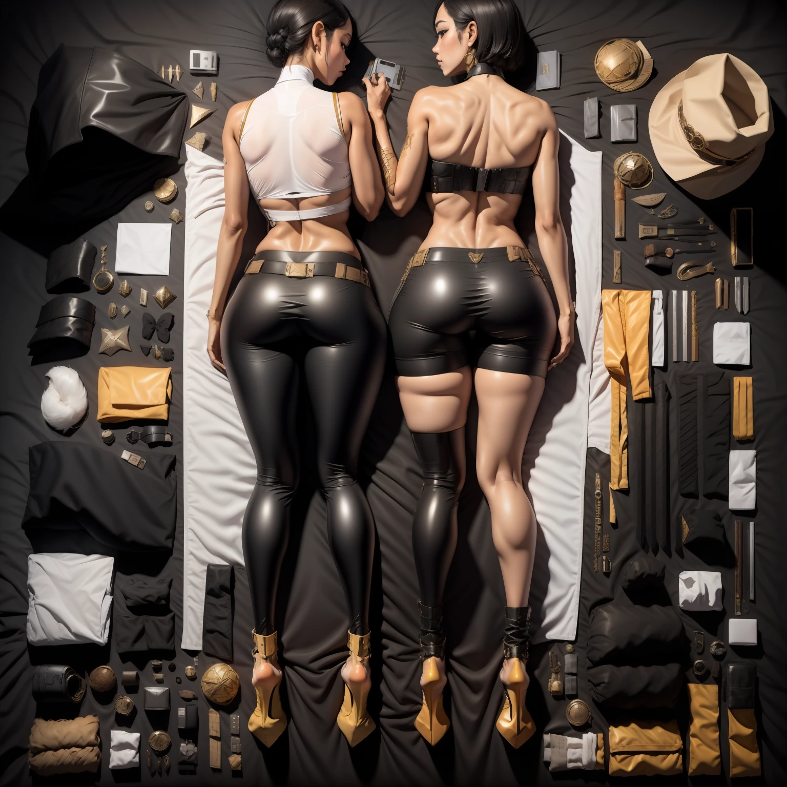 tarot cards, Weapons of the future, 32K, Linen cloak, short detailed hair, thin fog, tarot cards, tmasterpiece,Tarot cards hold swords, Tarot elements, Reflectors, bloods, Eastern Asia, Weapon focus, knifes, shorter pants, fumo, Mist, The clothes ar, Tarot card bandages, Tarot scabbard, Leather, 独奏