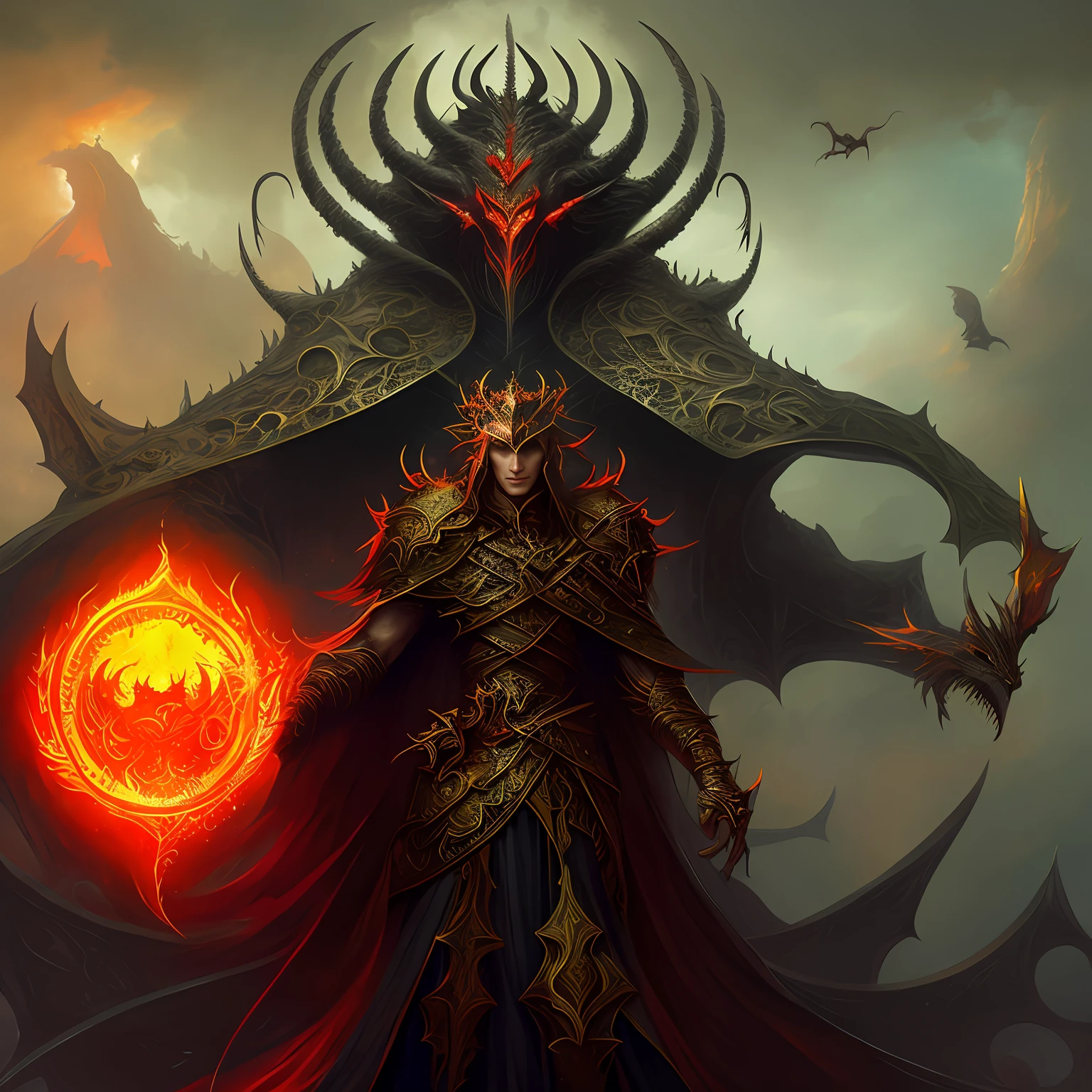 Male with black eyes,Long black-haired anime characters standing in front of giant Mamon demon creatures, ruler of inferno, the dark lord sauron, lord from on the throne, Tomasz Alen Kopera and CGsociety, hellmmetrical epic fantasy art, Bird Emperor, marc simonetti and sakimicha, , dragon pope,(Handsome,Delicate)Male with black eyes,Long black-haired anime characters standing in front of giant Mamon demon creatures, ruler of inferno, the dark lord sauron, lord from hell on throne, Tomasz Alen Kopera and CGsociety, hell, Symmetl epic fantasy art, Bird Emperor, marc simonetti and sakimicha, , dragon pope