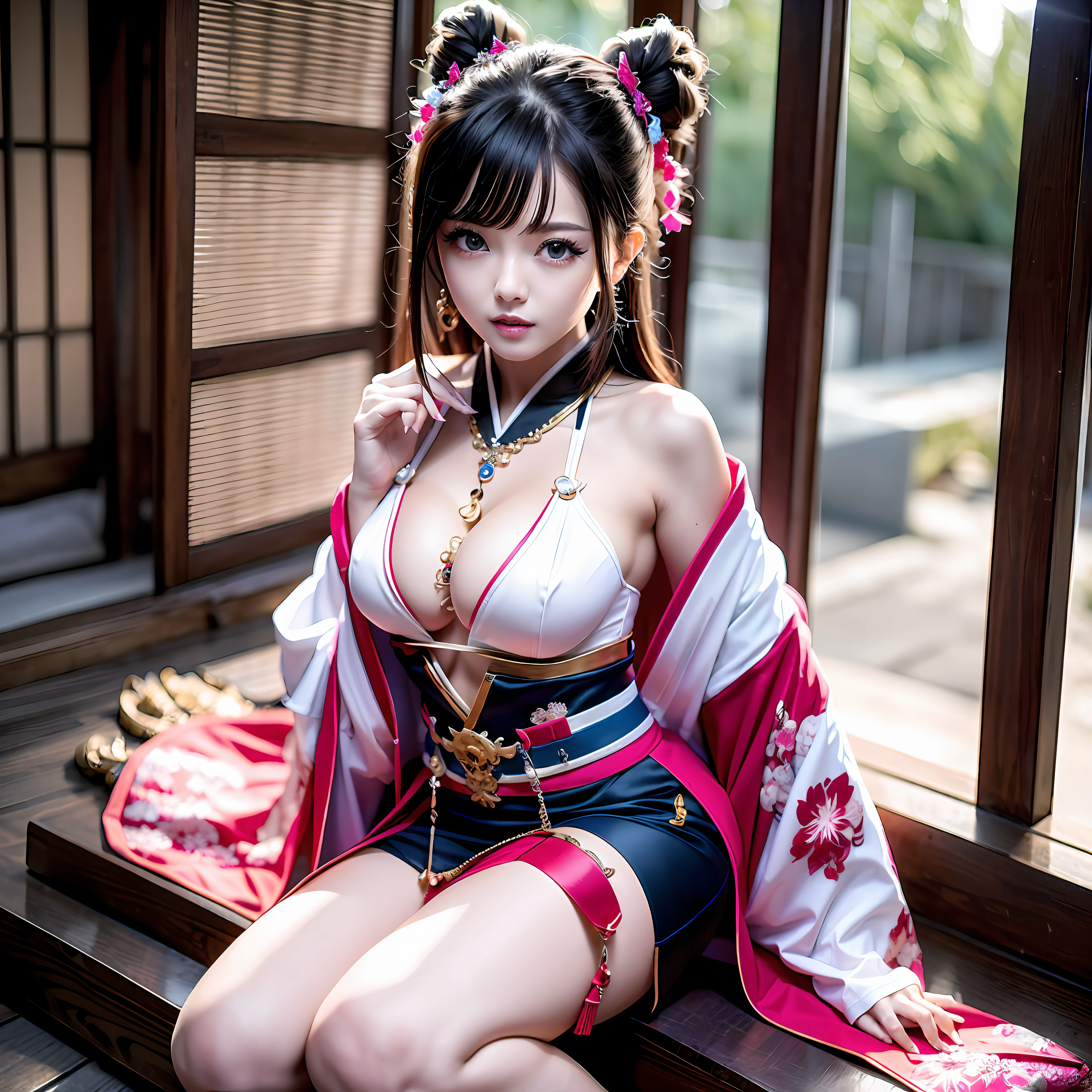 (Best quality, 8k, 32k, Masterpiece, UHD:1.2),Photo of Pretty Japanese womanWorst Quality:2.0 --auto --s2