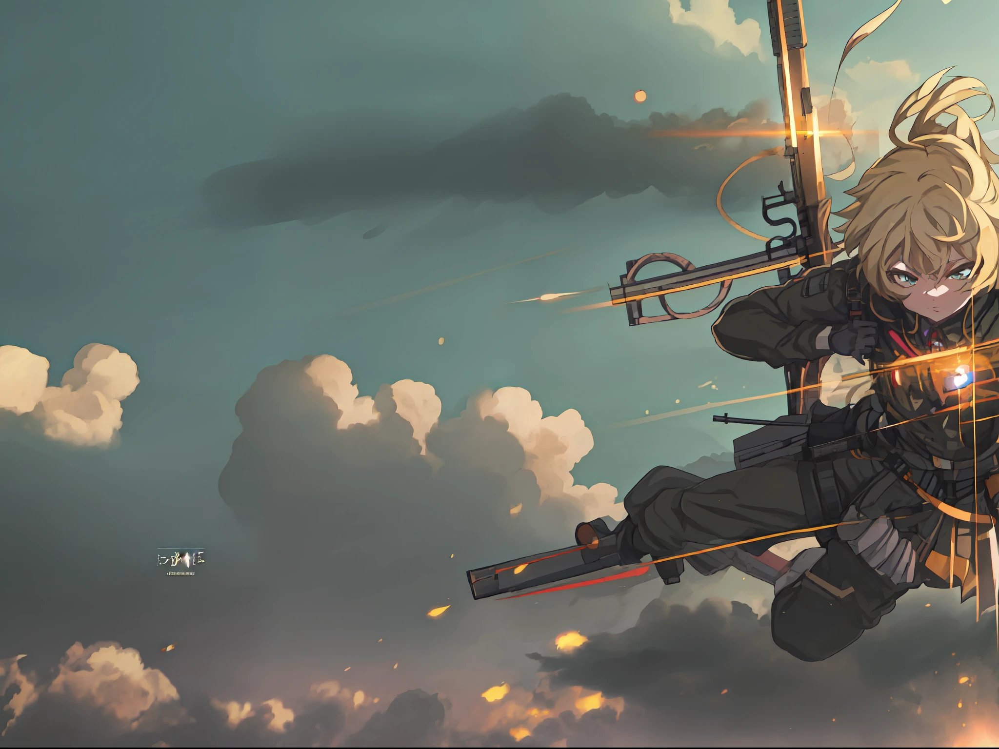 anime character with rifle and gun flying through the air, anime machine gun fire, best anime 4k konachan wallpaper, badass anime 8 k, 4k anime wallpaper, anime art wallpaper 8 k, anime art wallpaper 4k, anime art wallpaper 4 k, anime epic artwork, 4 k manga wallpaper, anime wallpaper 4 k, anime wallpaper 4k