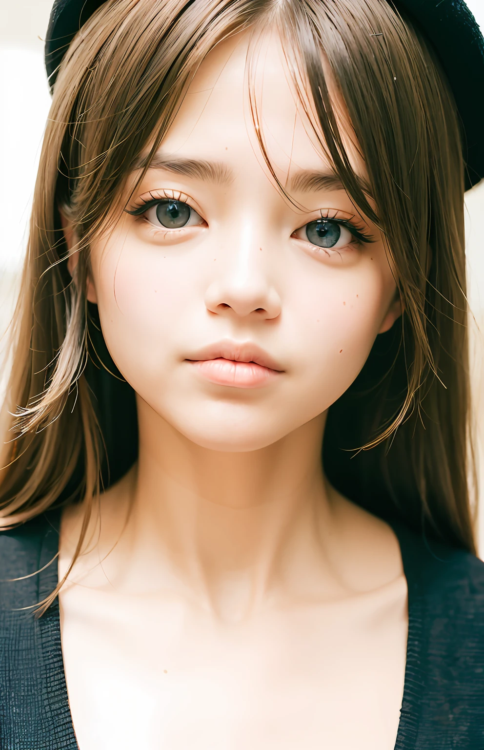 Narrow-eyed beauty