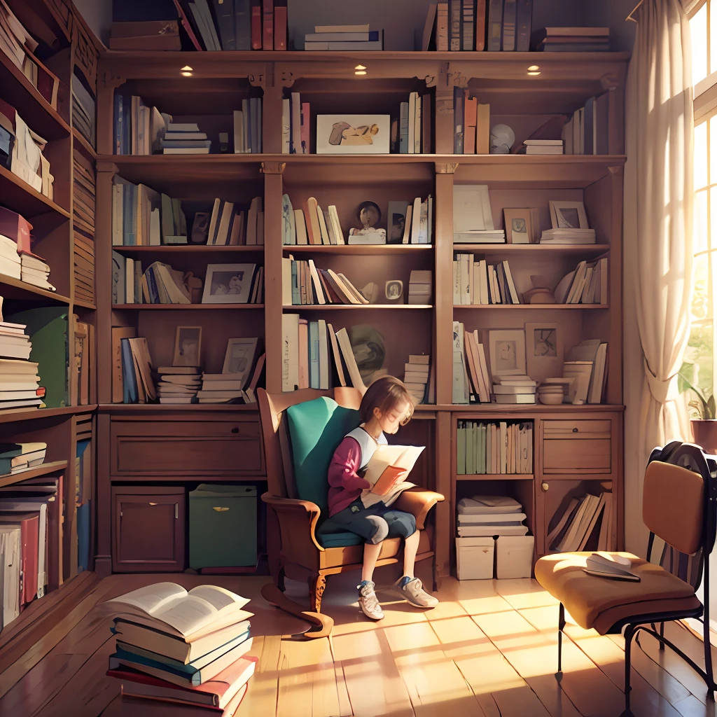 na biblioteca do sebo, Finding the old book and having your first visions of the future --auto --s2