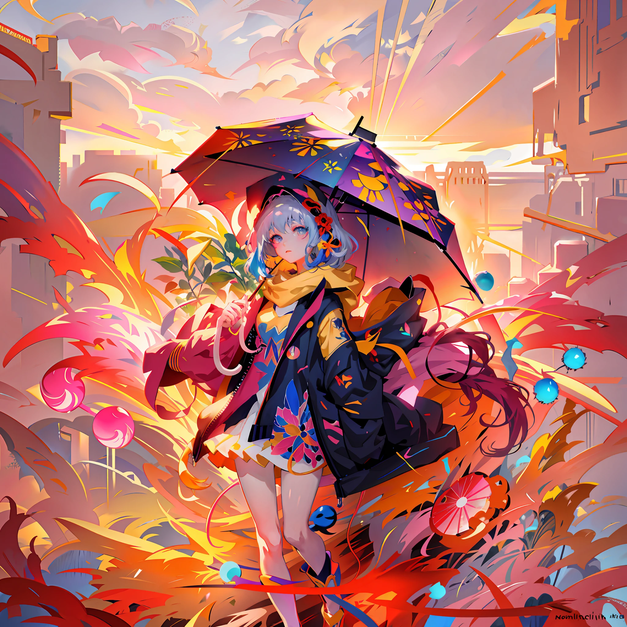 Anime girl umbrella in rain with colorful lights, Anime art wallpaper 4k, Anime art wallpaper 4 K, Anime art wallpaper 8 K, Beautiful anime artwork, style of anime4 K, Beautiful anime art, A beautiful artwork illustration, beautiful anime art style, Beautiful anime girl, Anime wallpaper 4 k, Anime wallpaper 4K, Anime fantasy illustration, Anime fantasy artwork