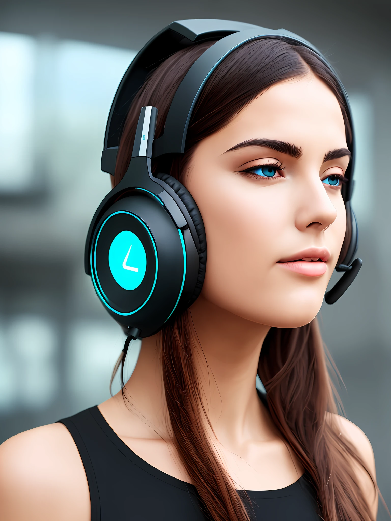 Futuristic headset