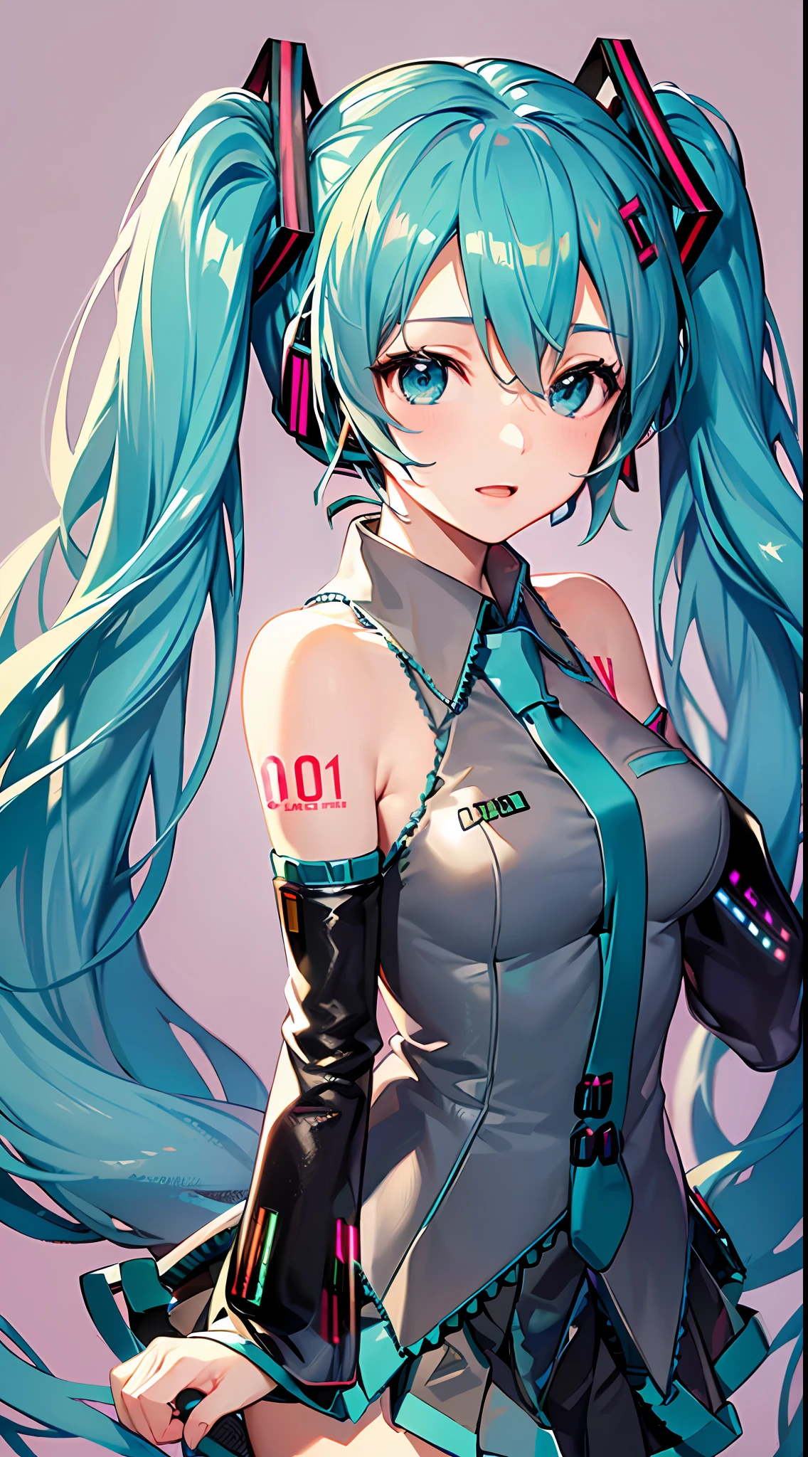 (((Obra maestra, hatsune miku, vocaloid, Super detailed