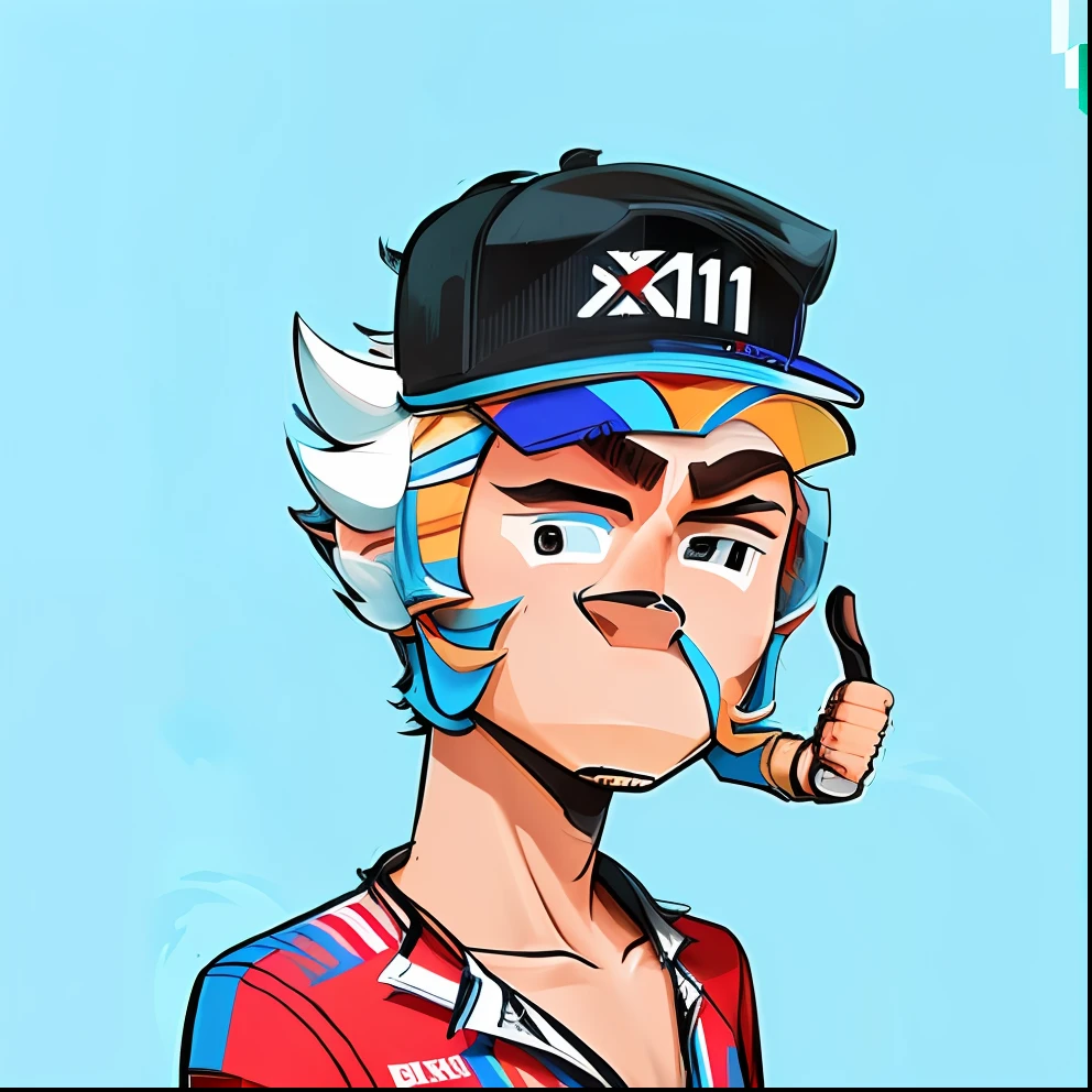 a man in a racing suit giving a thumbs up, a character portrait by Lü Ji, shutterstock, dau-al-set, stock photo, 2d, handsome