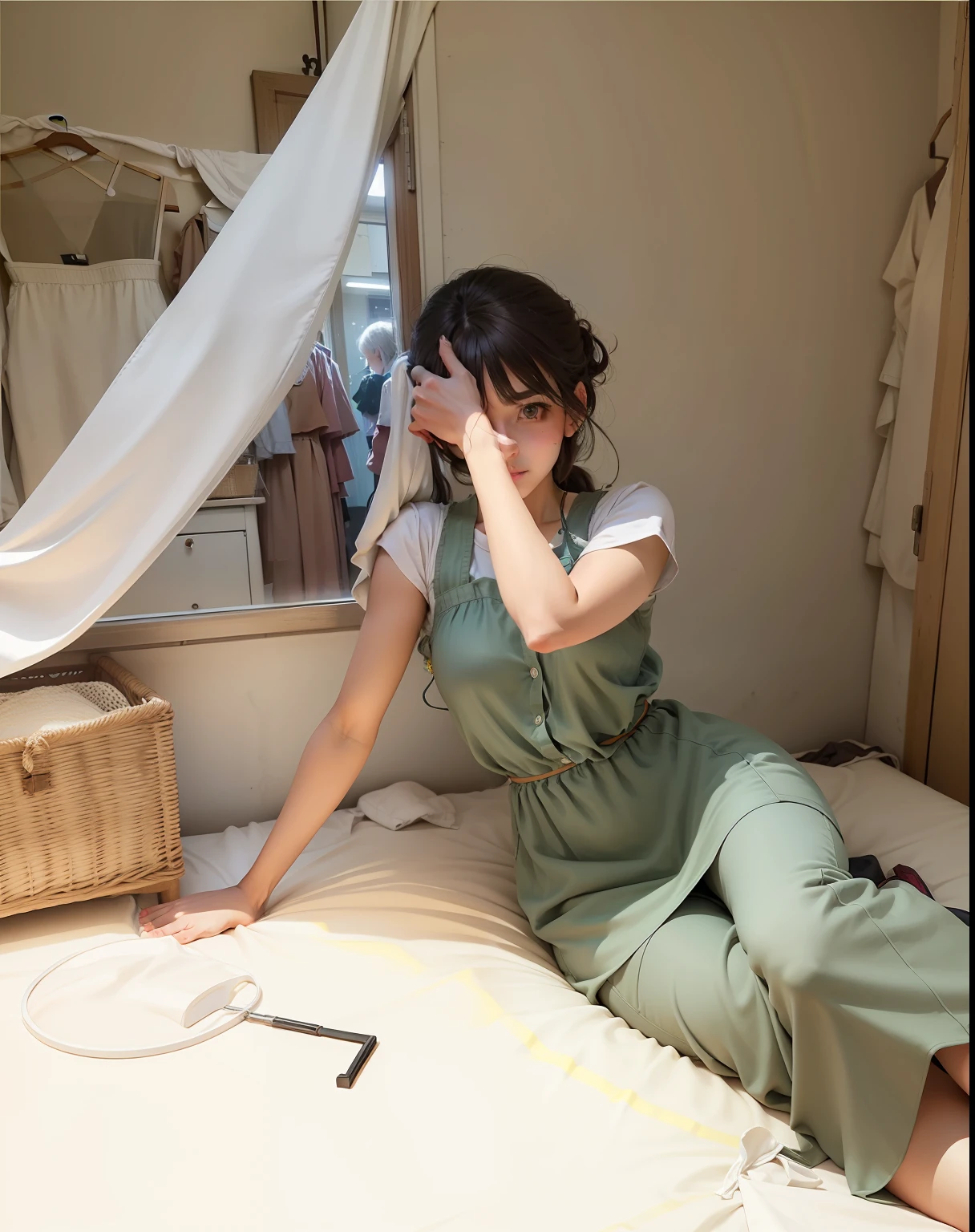 The clothes of the characters remain unchanged，Change models