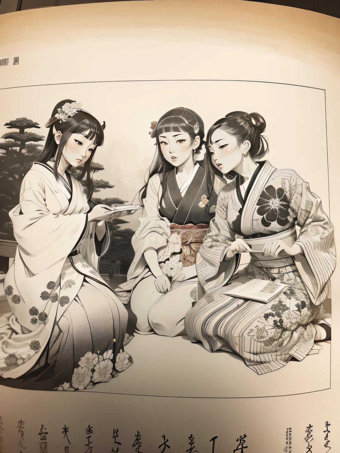 ukiyoe style,yoshitosi tukioka,((masterpiece))