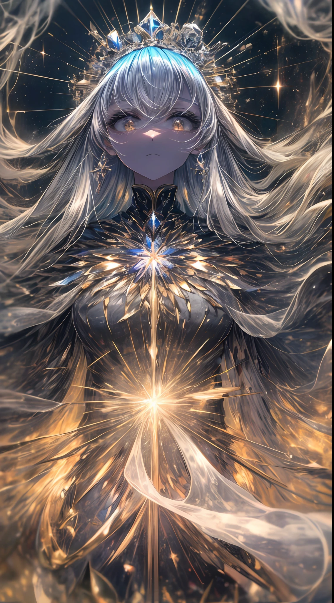 In the celestial expanse, Divinity stands as an awe-inspiring and transcendent force. Its essence, a radiant and ethereal glow, represents the pinnacle of cosmic perfection and enlightenment. Adorned in resplendent robes that shimmer with divine light, it embodies the essence of wisdom, purity, and grace. With a gaze that holds boundless compassion and understanding, it guides the universe with benevolent guidance. A symbol of ultimate spiritual power and transcendence, Divinity stands as a reminder of the vastness of the cosmos and the boundless mysteries that lie within the realm of the divine, forever inspiring awe and reverence in all who glimpse its celestial majesty.