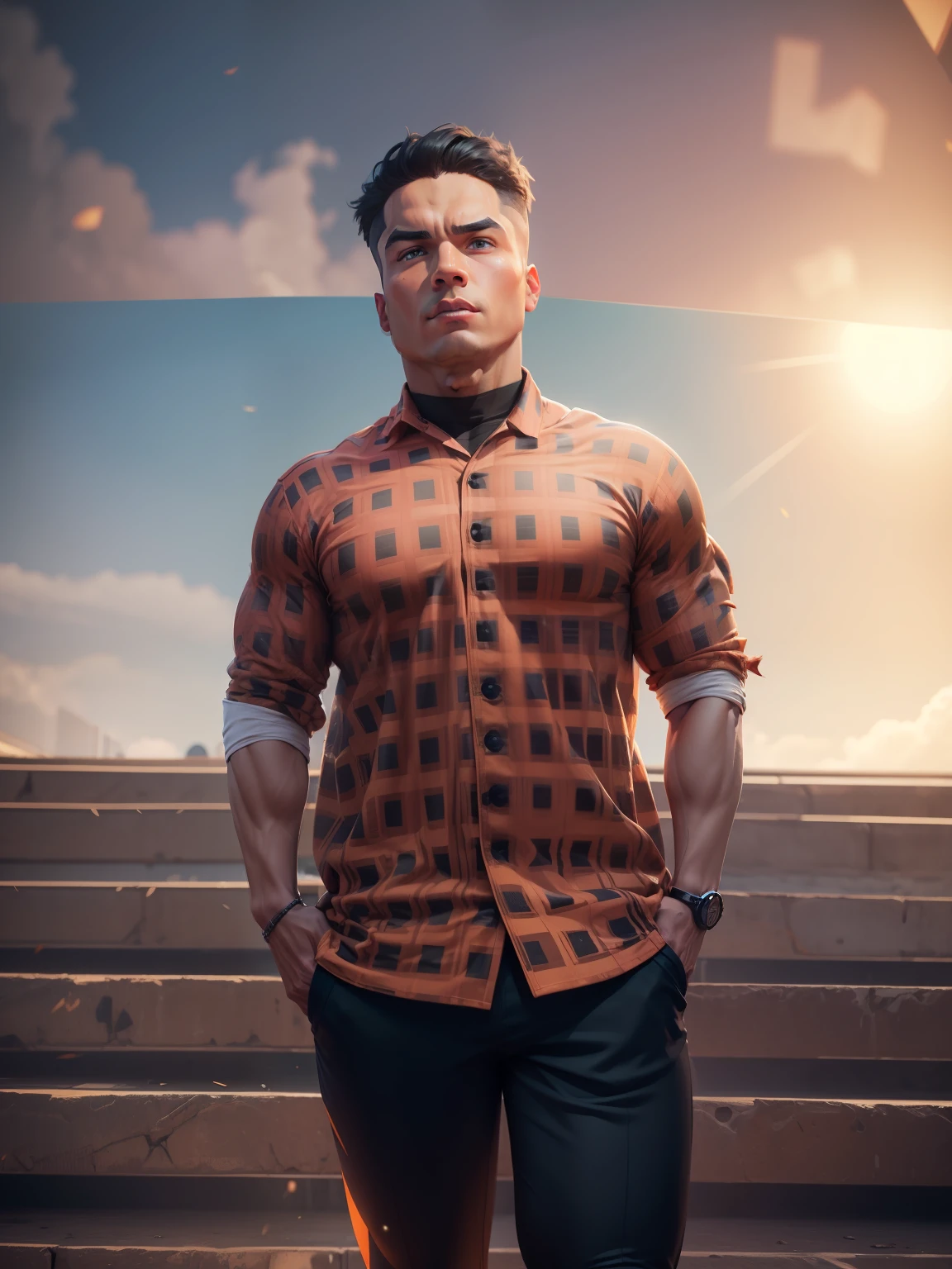 Bodybuilder gaming character BGMI