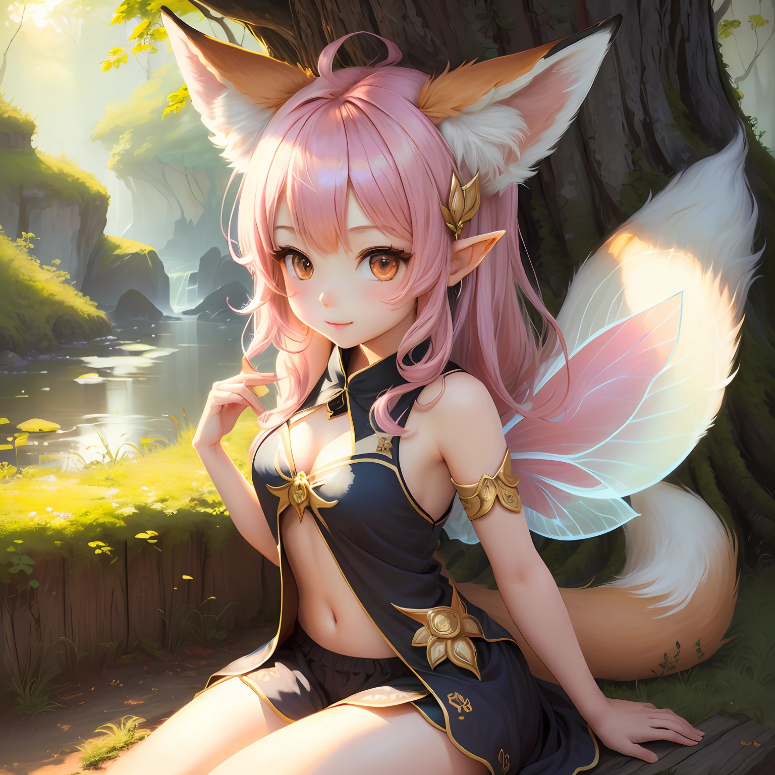 Cute fox fairy Koshota