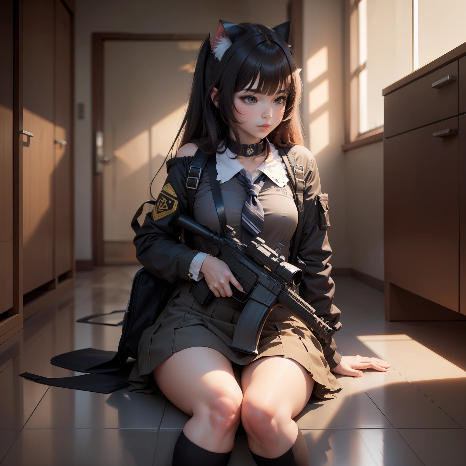 Become cuter,Hair is long,Don't cat ears