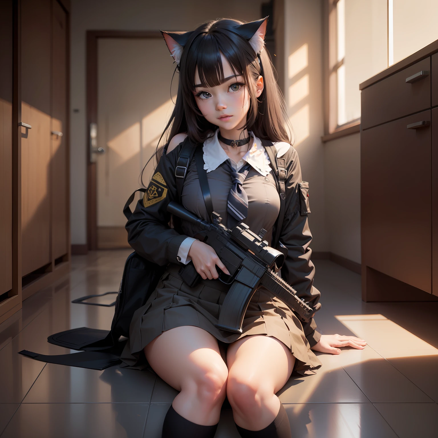 Become cuter,Hair is long,Don't cat ears