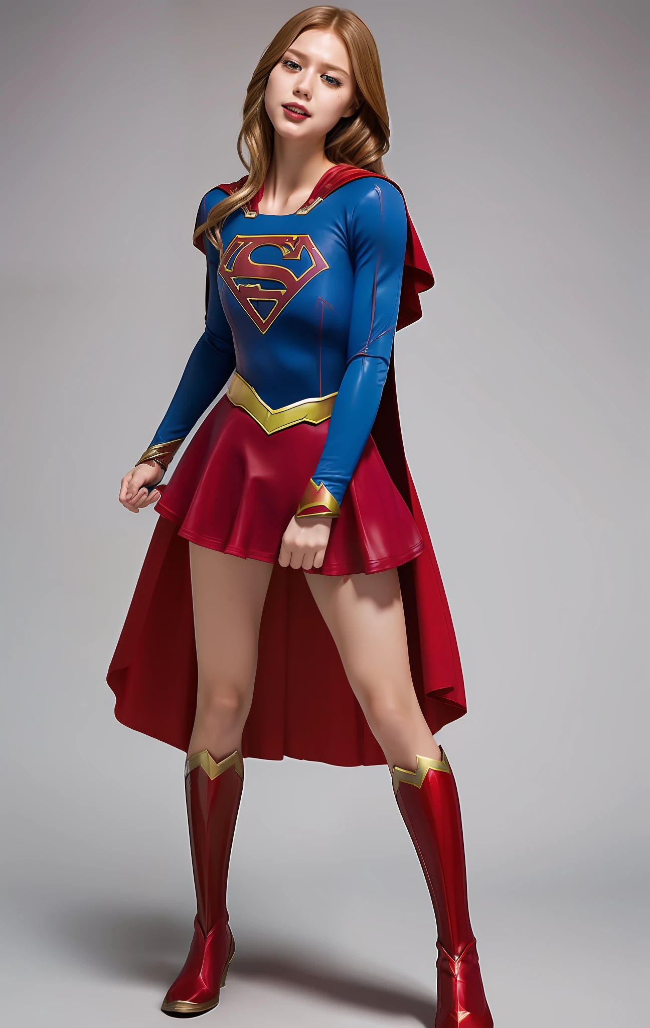 ((Painful look))、((fainting))、((Suffering))、put out the tongue、Painful、hard、((Supergirl Costume))、((Supergirl's costume is torn into small pieces))、Whooping、Bloody、((Full of scratches))