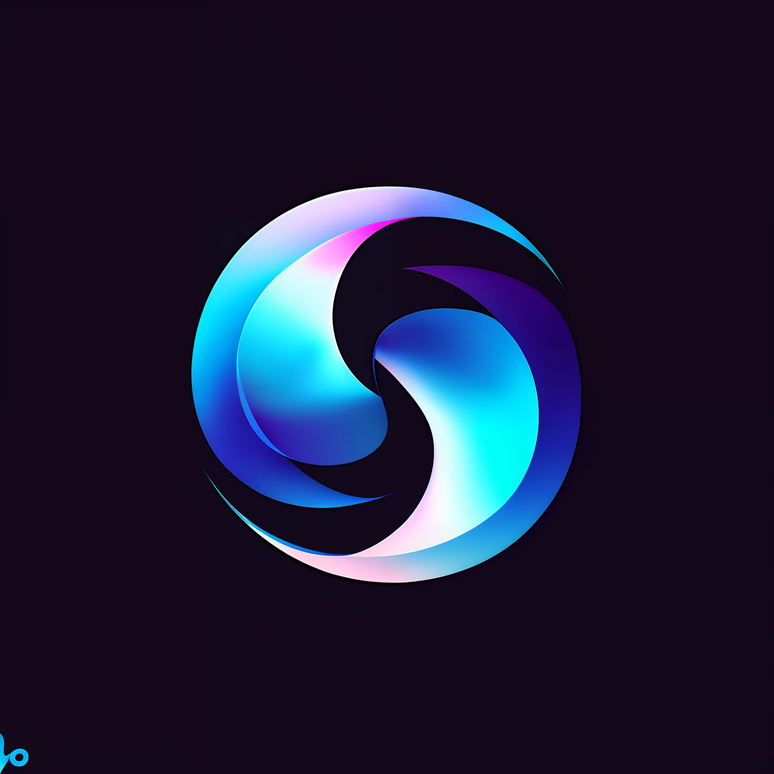 a blue and purple circular logo with a white background, made entirely from gradients, amoled wallpaper, swirly, swirling, gradient shading, sprial, swirling fluid, amazing splashscreen artwork, swirl, smooth digital art, stylized digital art, surrealism 8k, stylized layered shapes, swirls, abstract logo, sphere, shader