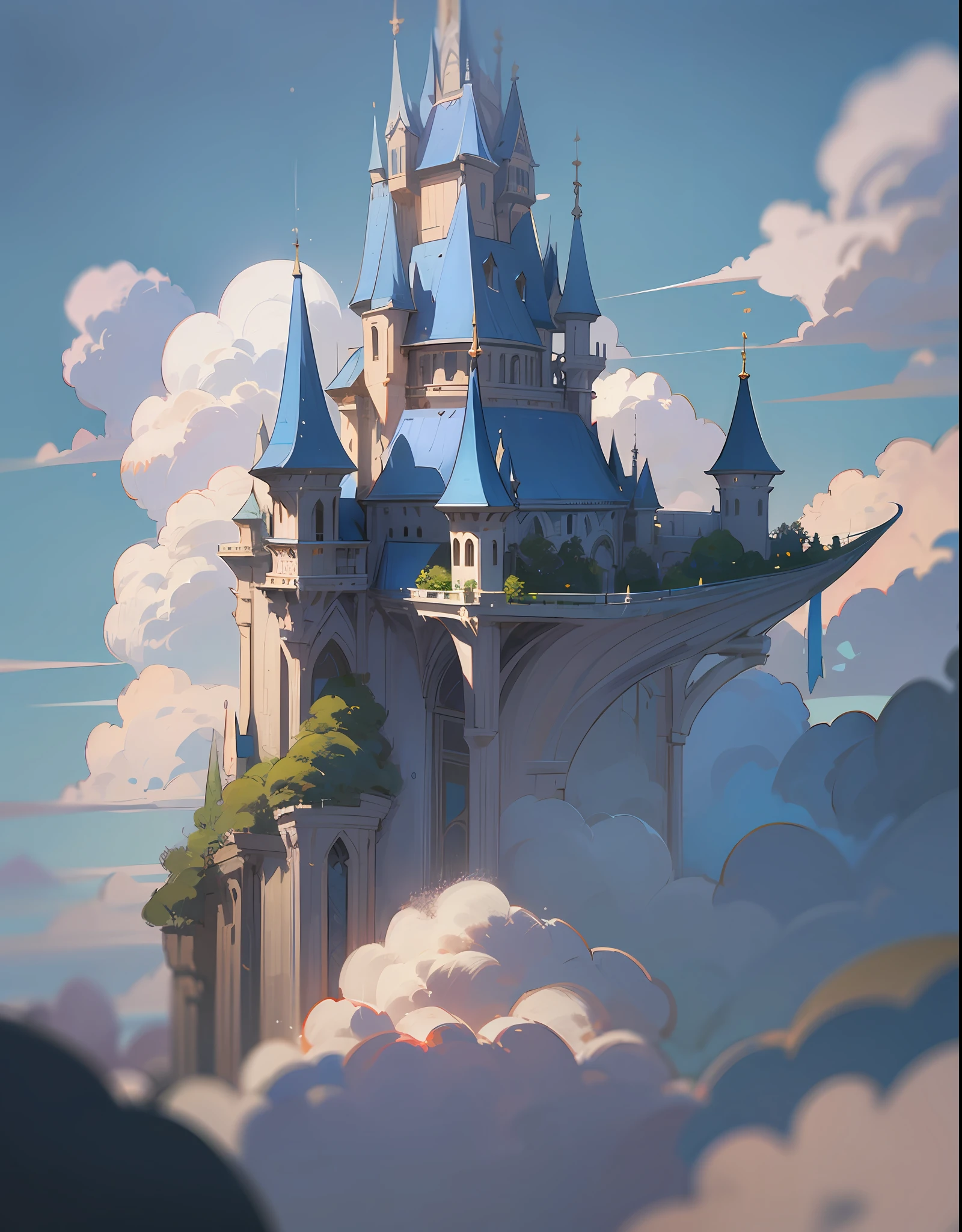 dynamic scene. fantasy tale. Amusing and funny flights of fabulous fantasy of very large creatures, in a dream, among the clouds. Fairy clothes and hats. Close-up, in full growth.  super photorealistic, cinematic, lots of detail, against a black blurred background --auto --s2