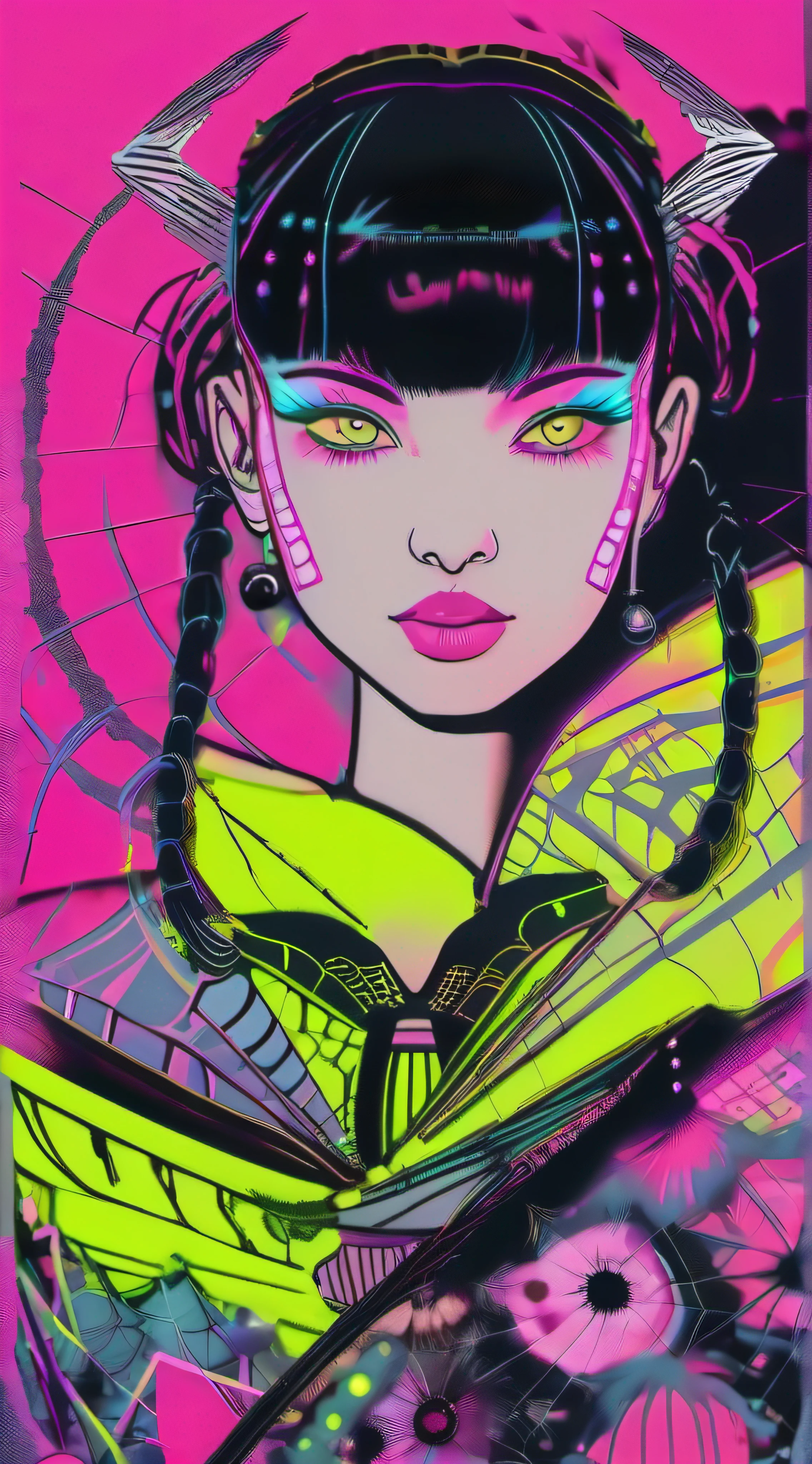 ASIAN SPIDER GIRL