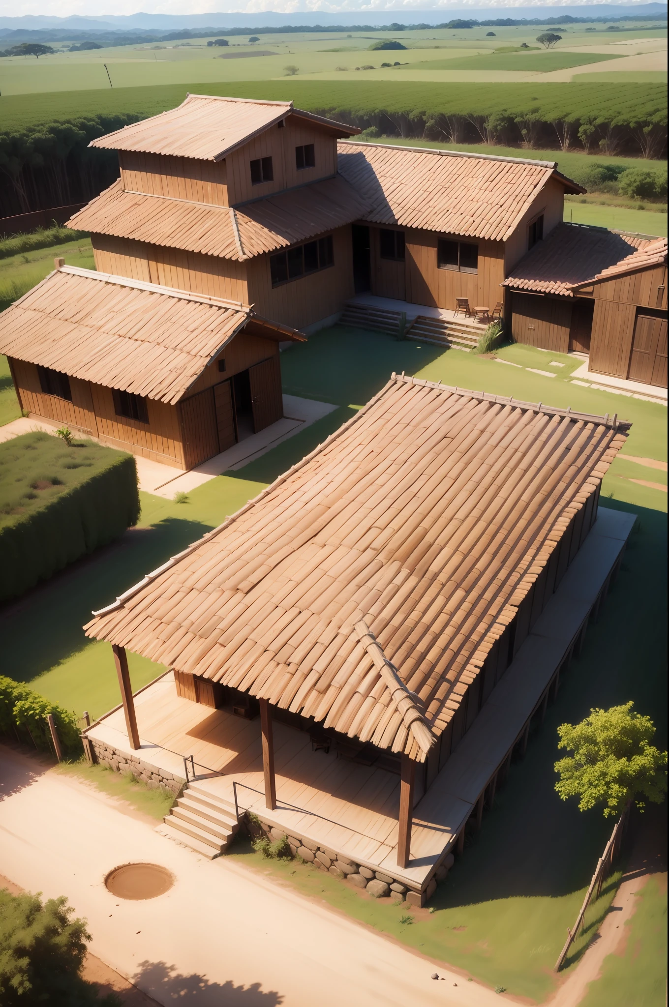 fazenda com casa pequena
