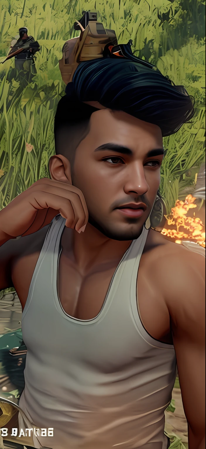 Handsome boy,pubg, battle
