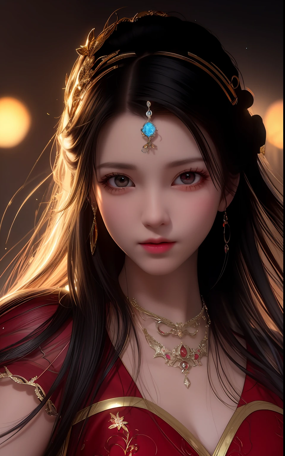 (masterpiece, best quality, ultra-detailed, best shadow), (detailed background,dark fantasy), (beautiful detailed face), high contrast, (best illumination, an extremely delicate and beautiful), ((cinematic light)), colorful, hyper detail, dramatic light, intricate details, (1 girl, solo,black hair, sharp face,low twintails,red eyes, hair between eyes,dynamic angle), blood splatter, swirling black light around the character, depth of field,black light particles,(broken glass),magic circle,