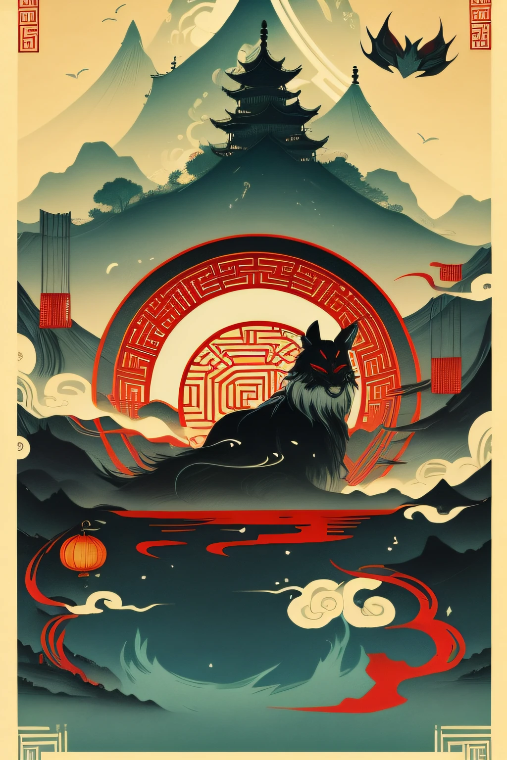 Contains elements of Chinese folk tales、thriller、Many elements、youkai、Ghosts