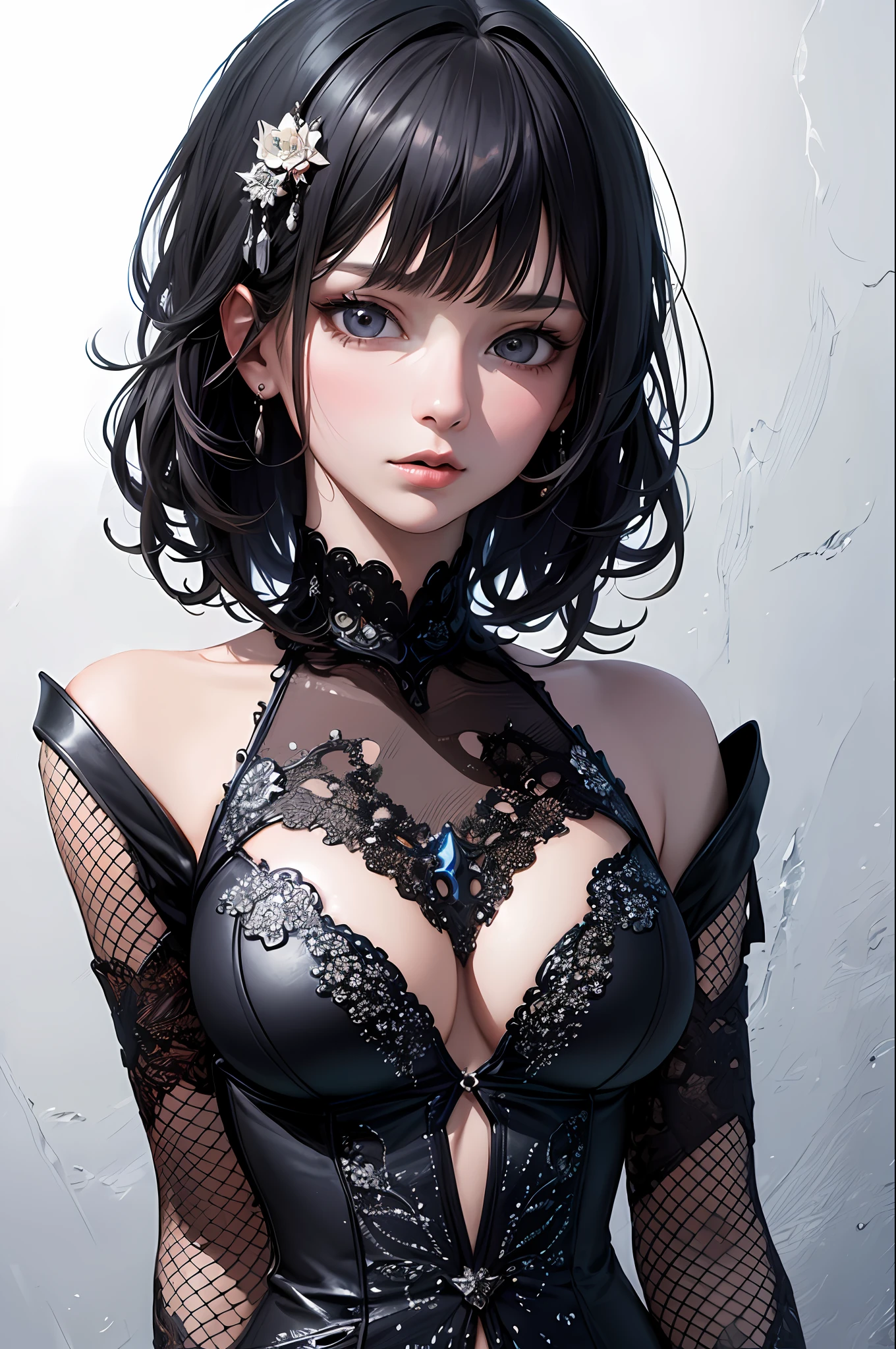 (masterpiece, top quality, best quality, official art, beautiful and aesthetic:1.2), (1girl), extreme detailed,(fractal art:1.3),colorful,highest detailed
