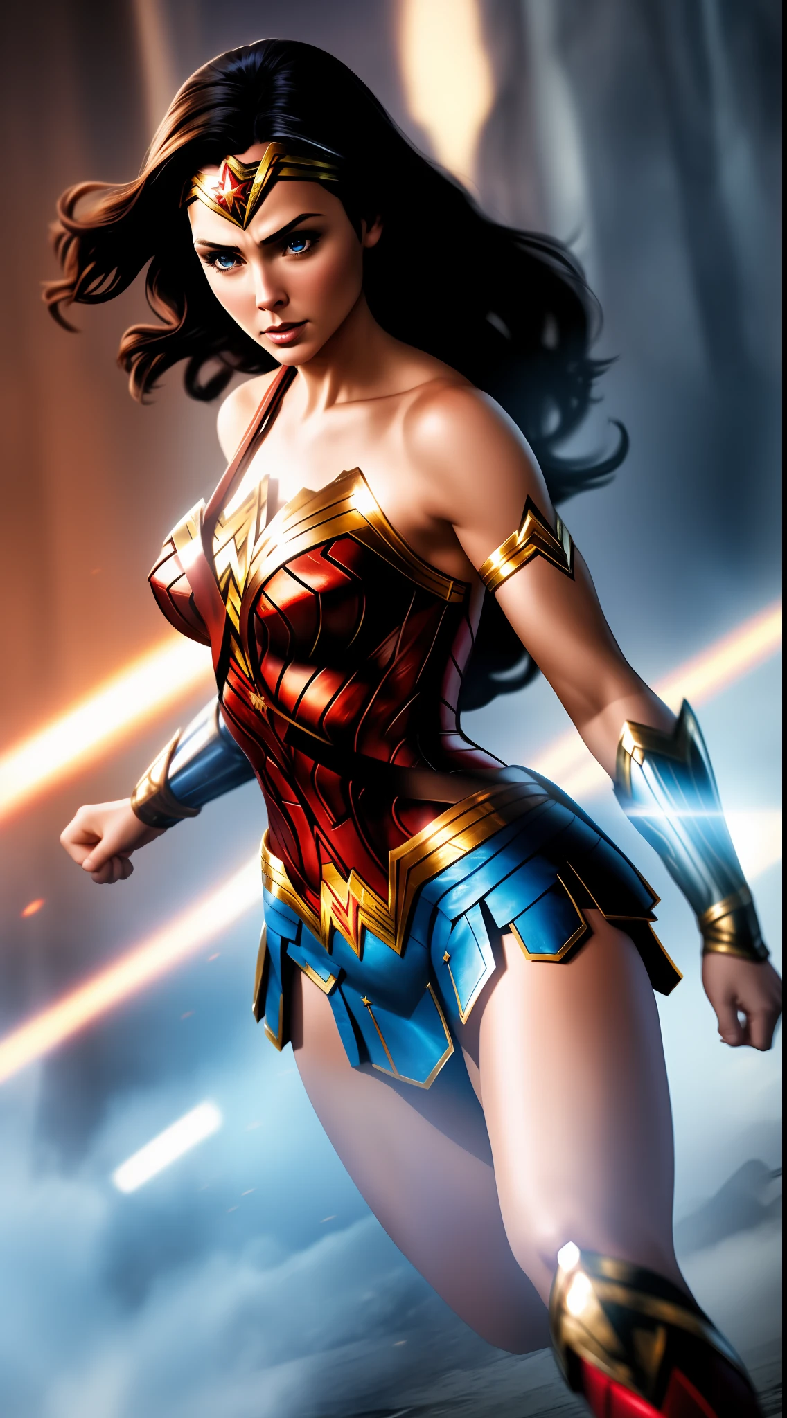 Wonder woman realistic wallpaper
