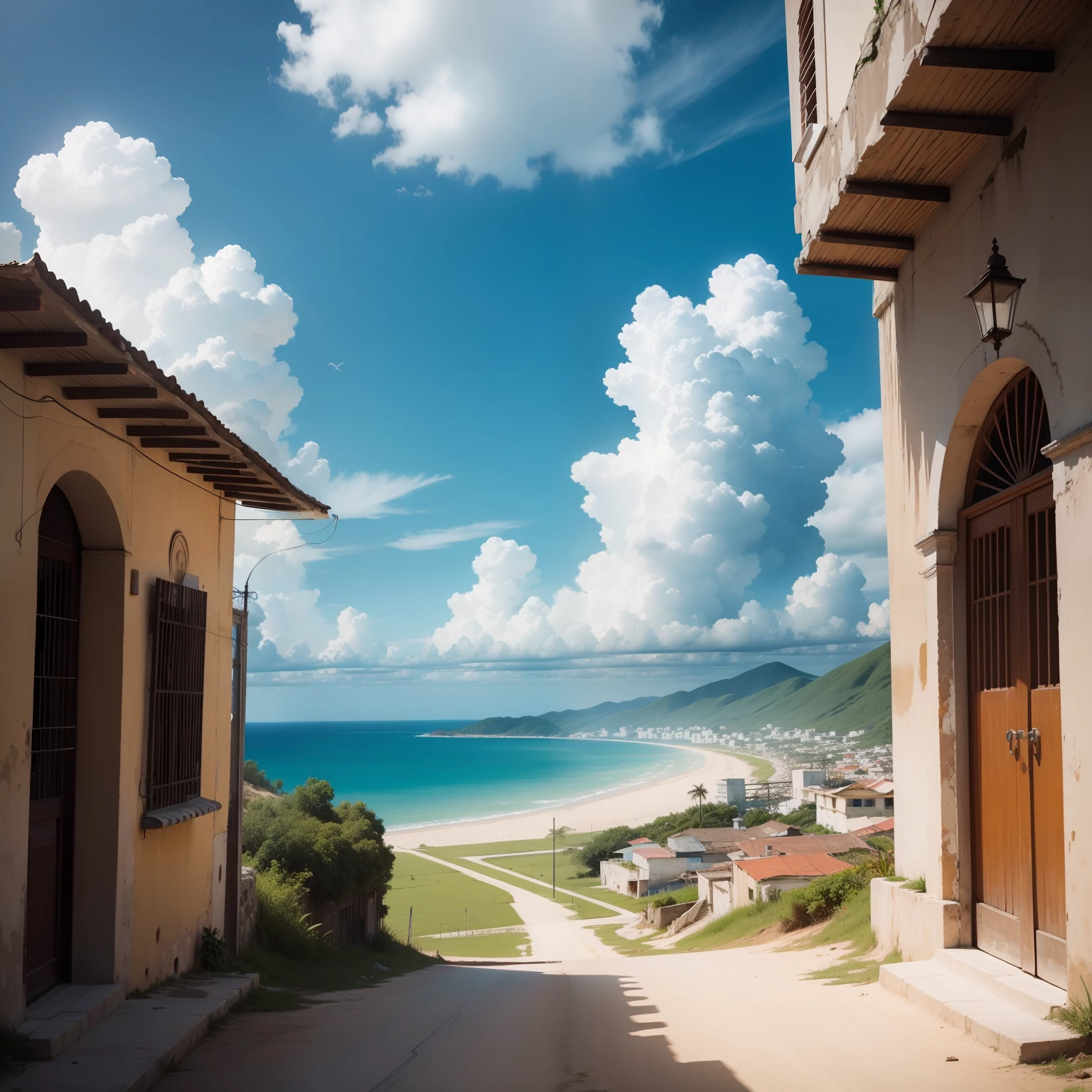 Landscape with all that is typical of Cuba