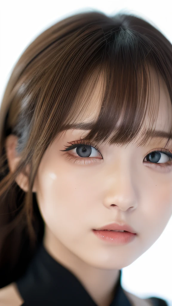 （Hyper Real）， （illustratio）， （A high resolution）， （8K）， （The is very detailed）， （美丽细致的眼睛）， （best qualtiy）， （Super detail）， （tmasterpiece）， Beautiful face，（Detailed face），sideface， Clear facial features, 二重まぶた，milkyW，Fair skin， highdetailskin， Realistic details of skin， Visible Pore, shift dresses:1.1，A half body，Bust photo，absurd res，enticing，超A high resolution，Ultra photo realsisim，The is very detailed，the golden ratio，（dynamicposes），Sad tears，动态照明