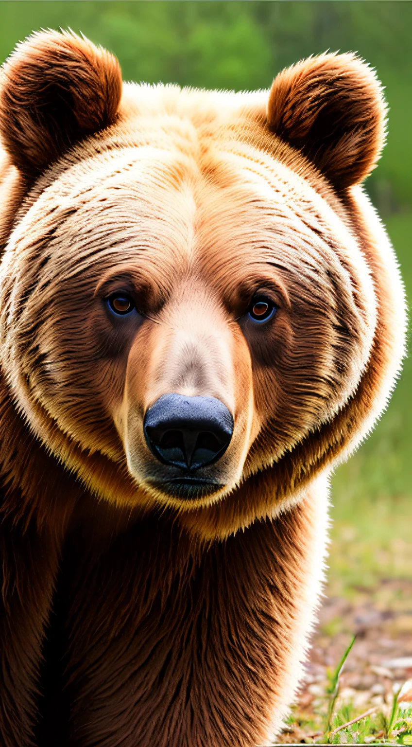 create an image potrait of a bear