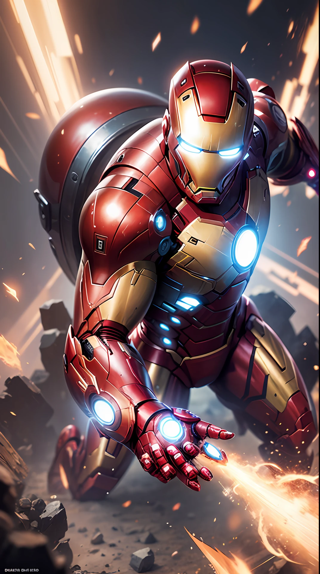 ultra realistic 4k picture of iron man --auto --s2