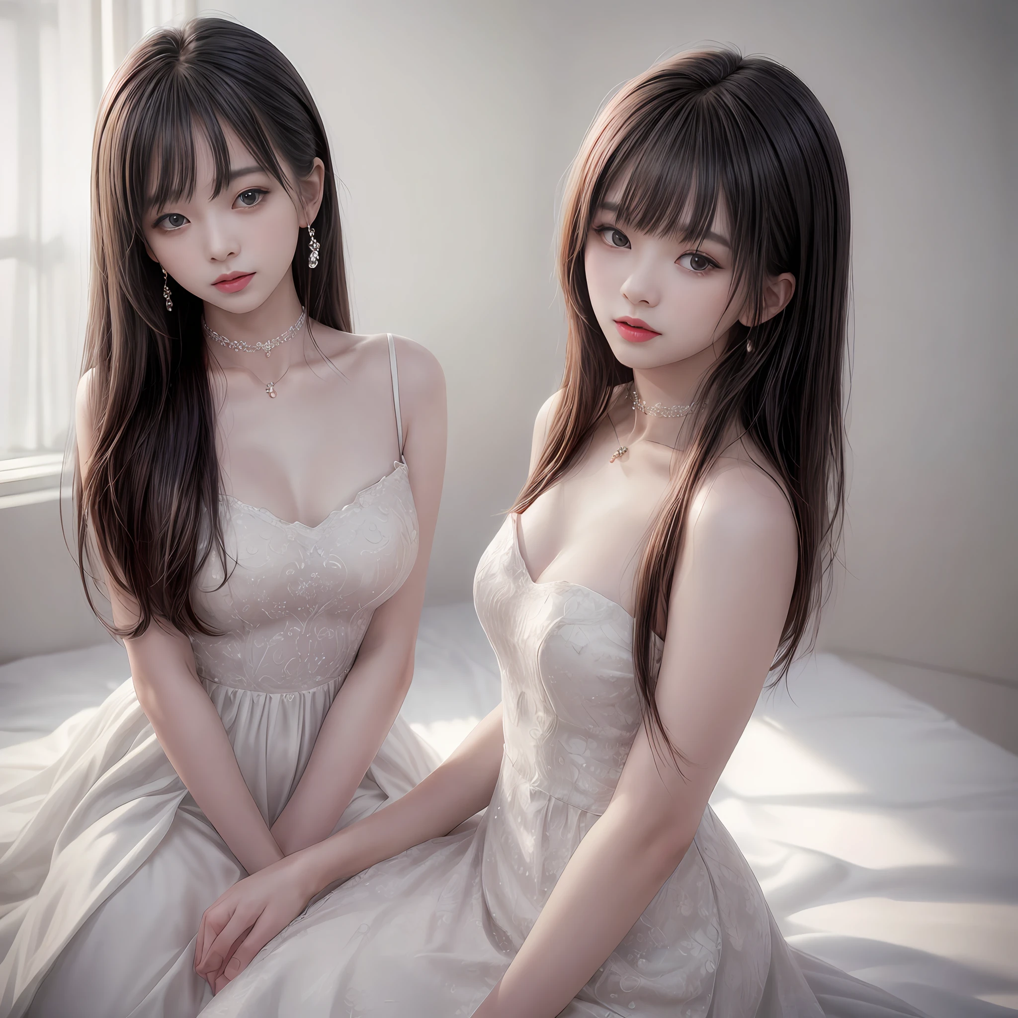 7），best qualtiy， tmasterpiece， A high resolution， 1girl，Chinese wedding dress，hair adornments，choker necklace，jewely，beauitful face，upon_body，Tyndall effect，realisticlying，dark studio，edge lit，twotonelighting，（highdetailskin：1.2），8k UHD，digital SLR camera，gentle illumination，high high quality，Volumetriclighting，Frankness，photore，A high resolution，4k，8k，bokeh