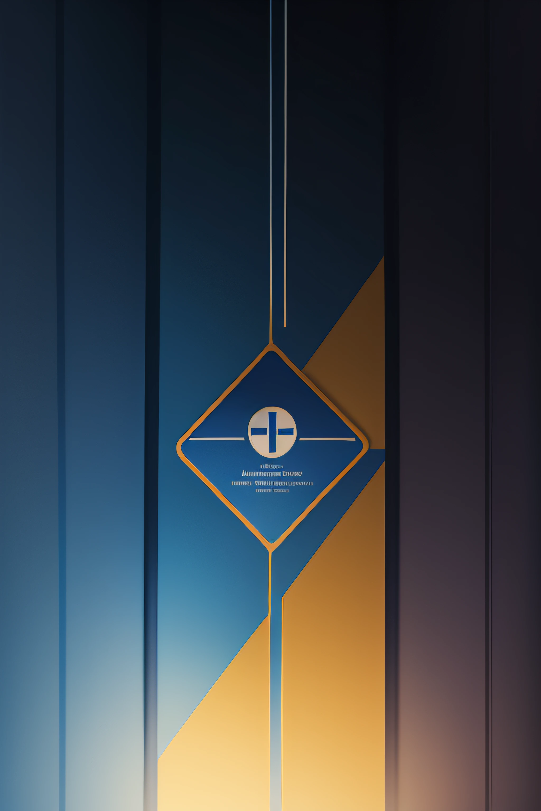 The poster background that needs to be exhibited at the National Nursing Congress is required to be in the tech blue style, highlighting the medical theme, and Mondrian style