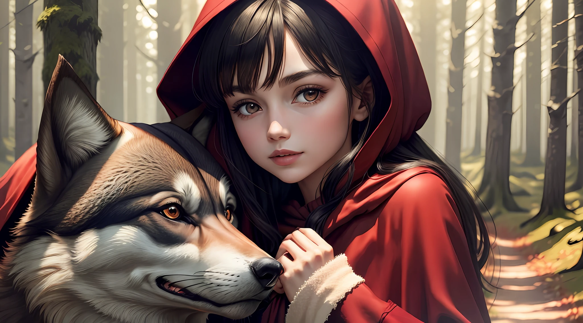 Cloak and hands