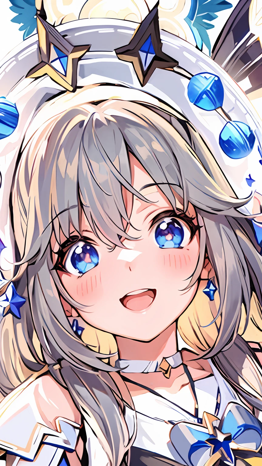 Anime girl with a crown on her head, splash art anime loli, crisp clear rpg portrait, kawaii realistic portrait, Cute anime face, kawacy, ahegao face, Ahegao, detailed portrait of an anime girl, shadowverse style, Lori, portrait of cute anime girlbabes, Detailed Digital Anime Art, joyous laughter, portrait of cute anime girlbabes, Cute Portrait, official artwork