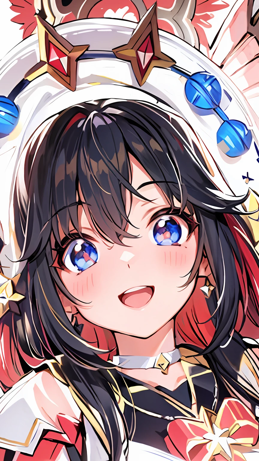 Anime girl with a crown on her head, splash art anime loli, crisp clear rpg portrait, kawaii realistic portrait, Cute anime face, kawacy, ahegao face, Ahegao, detailed portrait of an anime girl, shadowverse style, Lori, portrait of cute anime girlbabes, Detailed Digital Anime Art, joyous laughter, portrait of cute anime girlbabes, Cute Portrait, official artwork