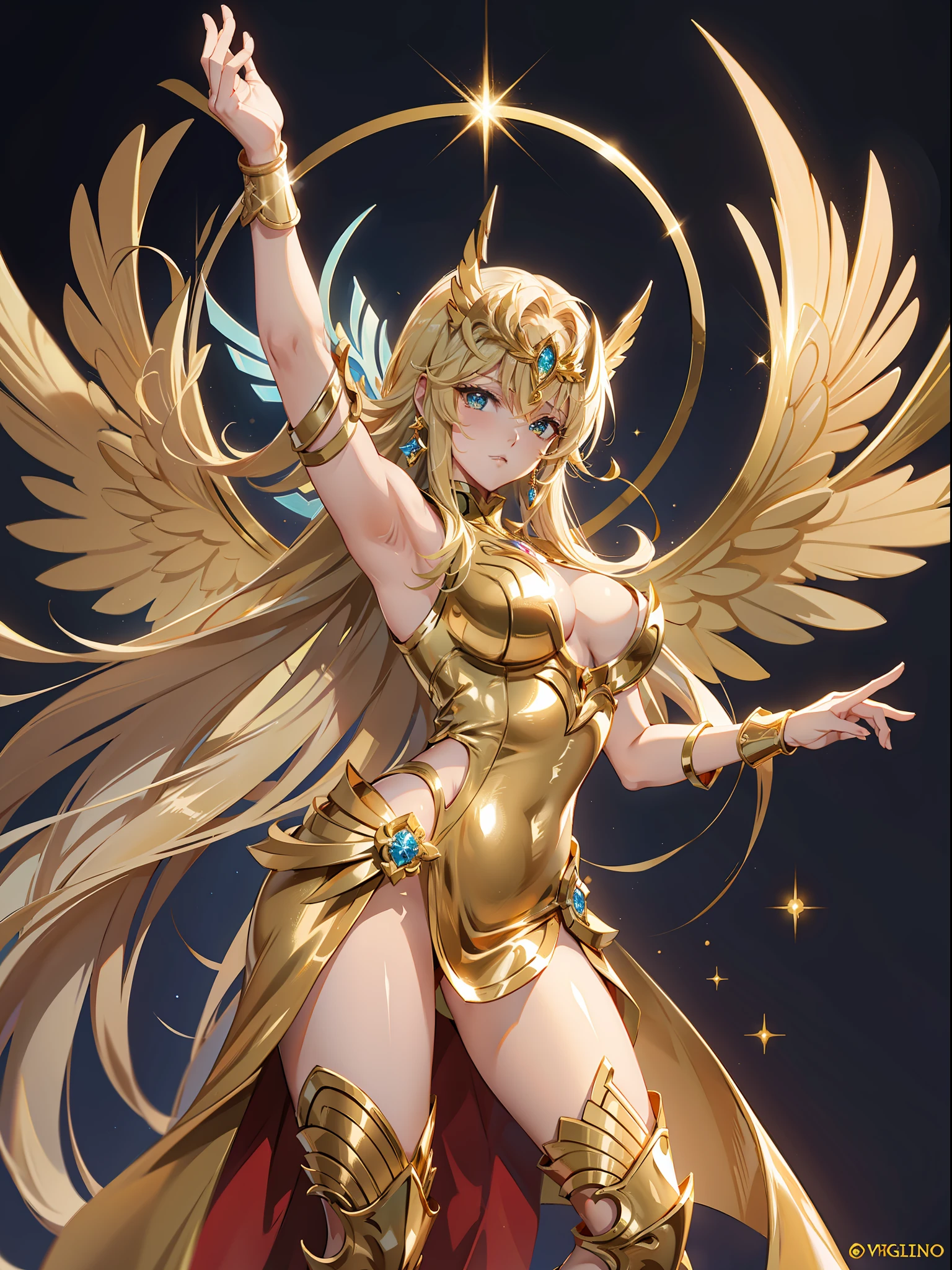 Saint Seiya,Gold Saint Seiya,Golden holy robe,Female Saint Seiya,Virgo Saint Seiya,Sexy figure