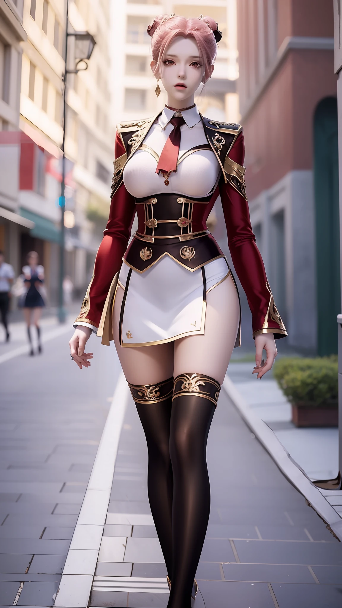 anime - style image of a woman in a short skirt and shirt, seductive anime girls, Smooth anime CG art, Surrealism female students, Surrealism female students, thighhighs and skirt, photorealistic anime girl rendering, beautiful and seductive anime woman, Realistic schoolgirl, Realistic anime 3 D style, 3 d anime realistic, Beautiful Anime High School Girls