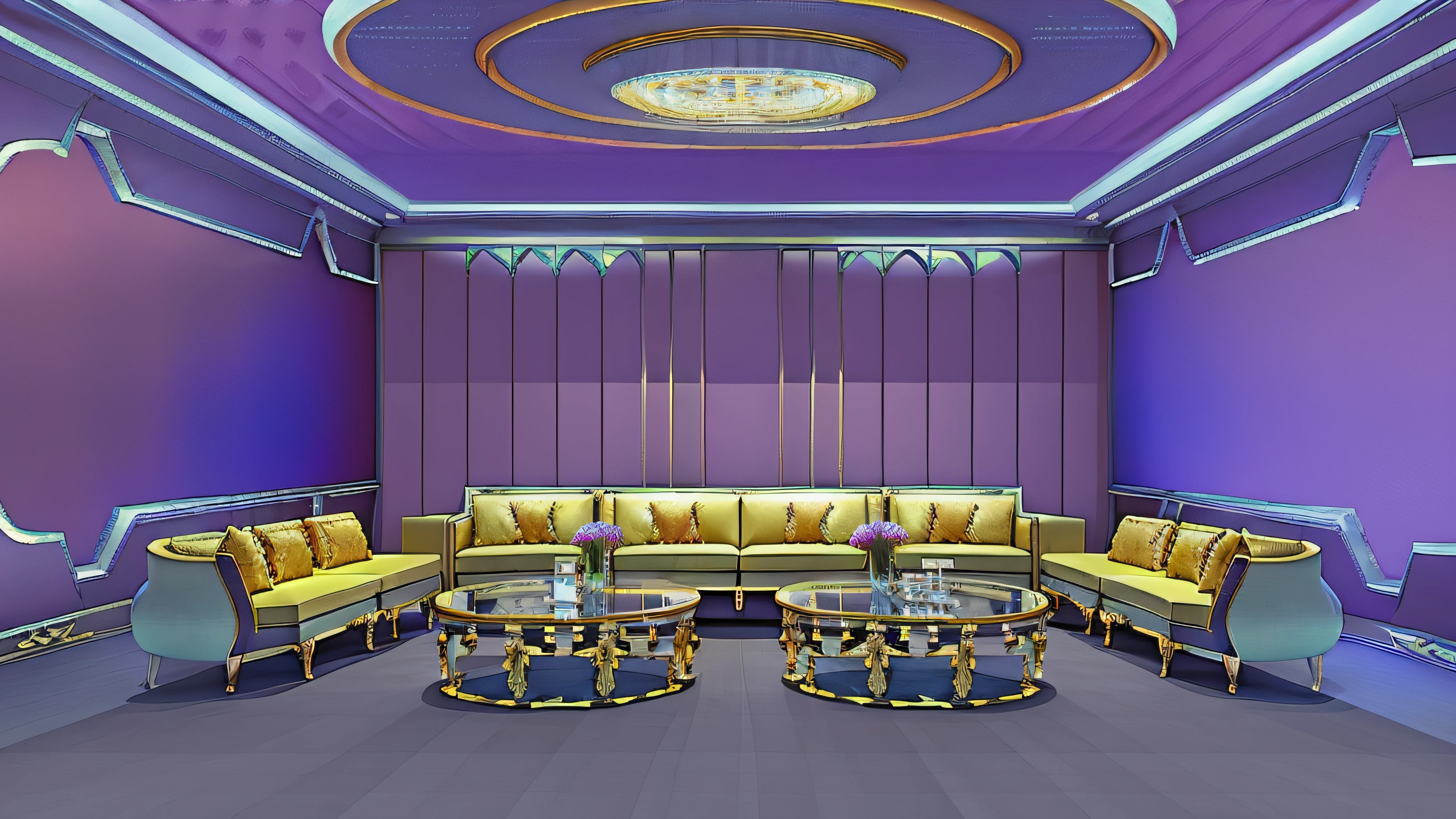 Cartoon picture of living room with sofa and table, lounge background, ballroom background, alien room background, futuristic room background, VIP Lounges, interior background art, personal room background, background art deco palace, Fundo sala de estar, Bar background, an illustration of a bar/lounge room, in a futuristic desert palace, Futuristic room, Stage background