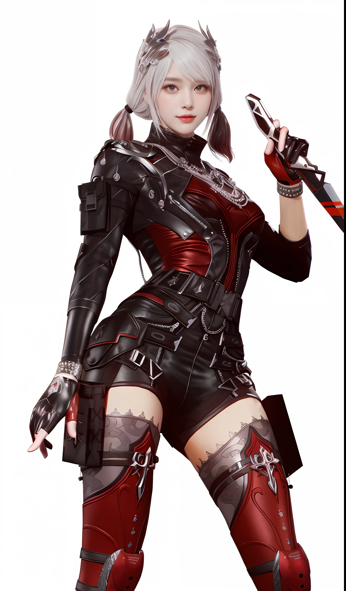 ((best qualtiy,8K,tmasterpiece:1.3))),Clear focus:1.2,(layer cut,The large:1.2),Beautiful Women in Perfect Figure:1.4,Slender abs:1.2,Moist body:1.5,Highly Detailed Face and Skin Textur,Detailed eyes,二重まぶた,long whitr hair,(beautidful eyes:1.3),(Smiling face:1.3),(Both eyes are the same size:1.4),(Light pink hair:1.3),(Smile lips:1.3)