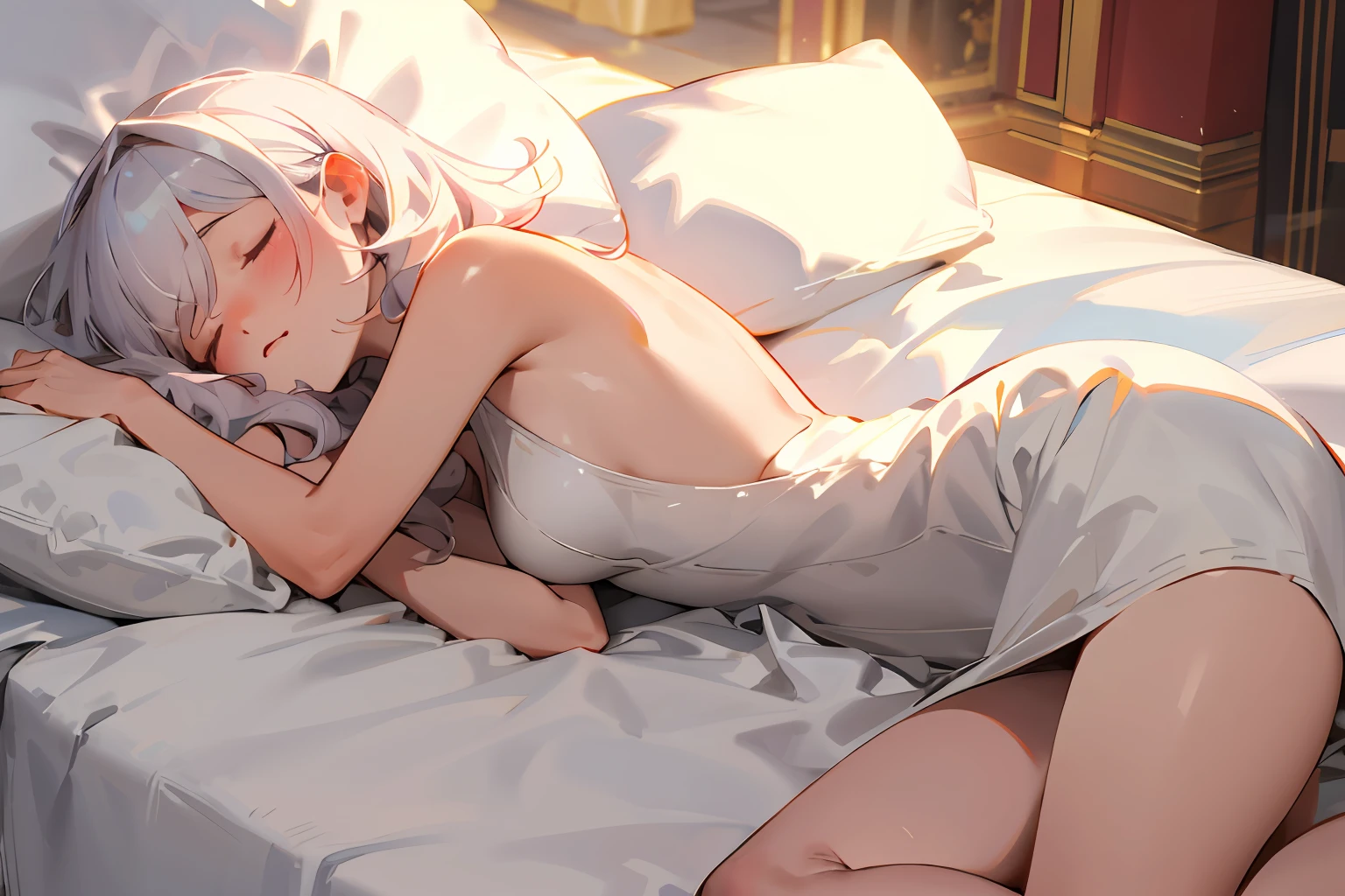 Naked sleeping woman royal sister
