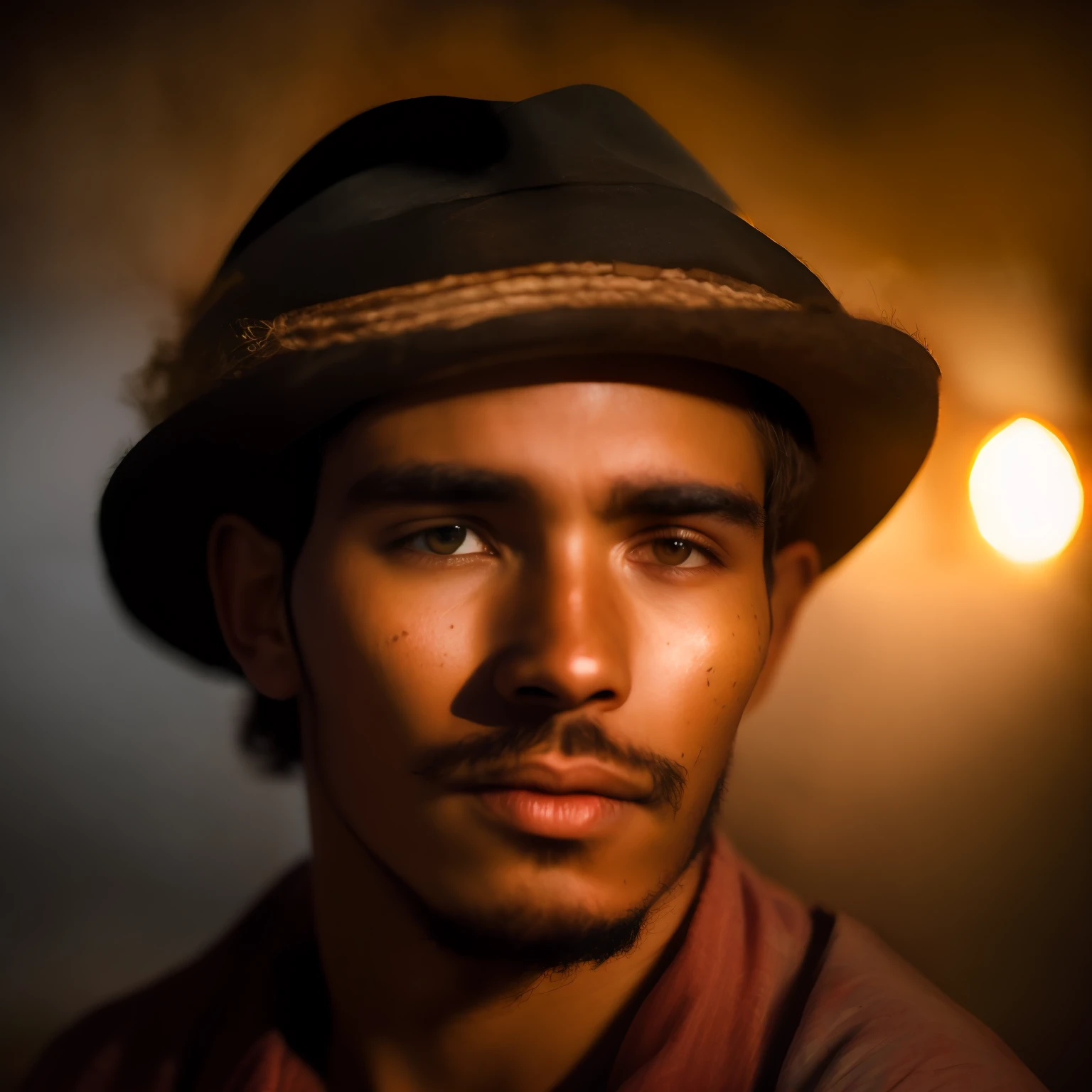 (foco nítido:1.2), An award-winning photo of a young man peasant, preto por fora, Lightning backlighting, Rugas, Pele extremamente detalhada, tristeza, hopelessness ,olhos turvos, (Sombras profundas:1.1), alto contraste, Olhos bonitos, absurdos, 8k, (alta qualidade:1.3), , artstation hd |, arte conceitual, Rosto e corpo detalhados, award-winning photography, (Moody Lighting:1.2), profundidade de campo, Bokeh, 4k, HDR