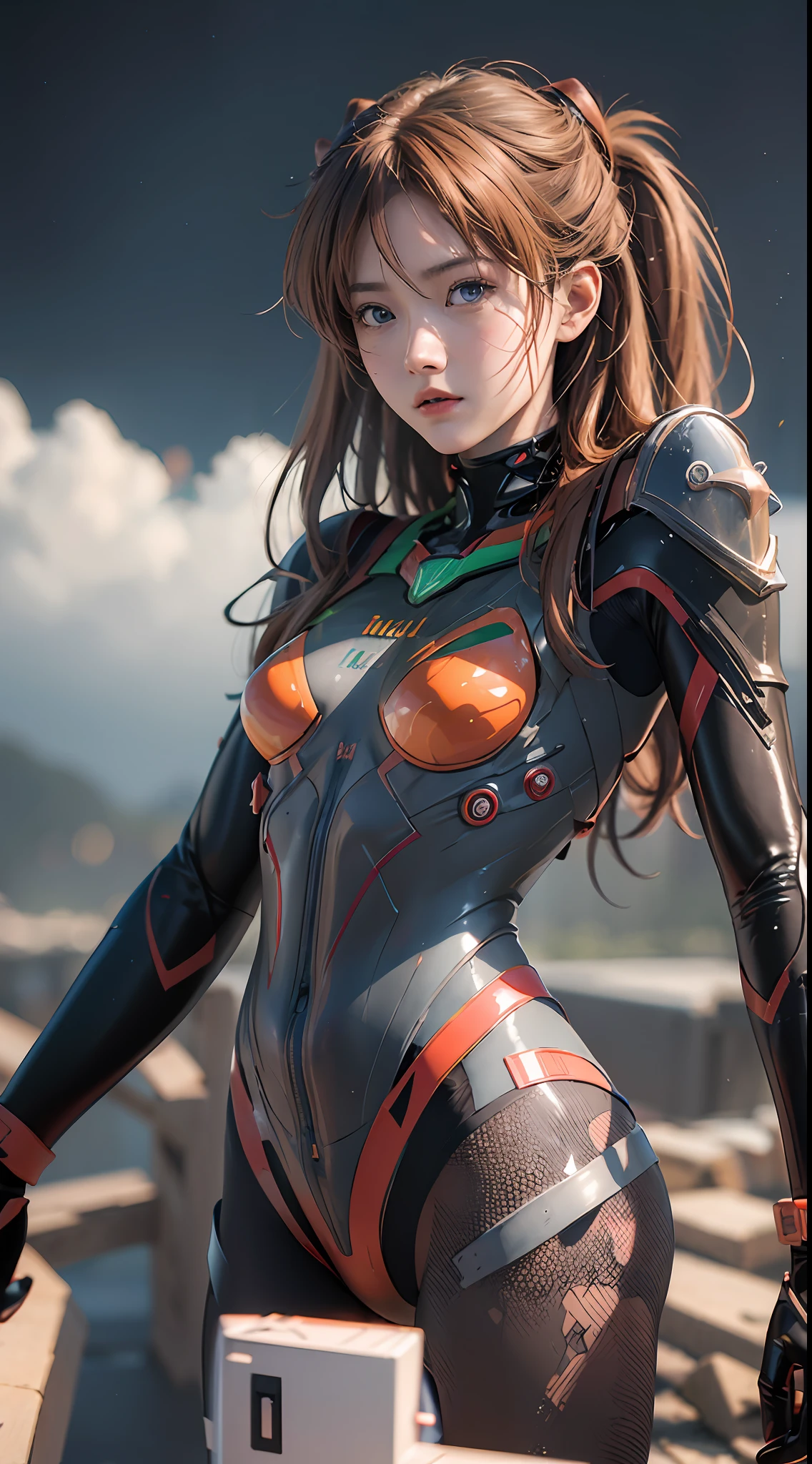 ((Best quality)), ((masterpiece)), (detailed:1.4), 3D, Asuka Langley Soryu,明日香，HDR (High Dynamic Range),Ray Tracing,NVIDIA RTX,Super-Resolution,Unreal 5,Subsurface scattering,PBR Texturing,Post-processing,Anisotropic Filtering,Depth-of-field,Maximum clarity and sharpness,Multi-layered textures,Albedo and Specular maps,Surface shading,Accurate simulation of light-material interaction,Perfect proportions,Octane Render,Two-tone lighting,Wide aperture,Low ISO,White balance,Rule of thirds,8K RAW,