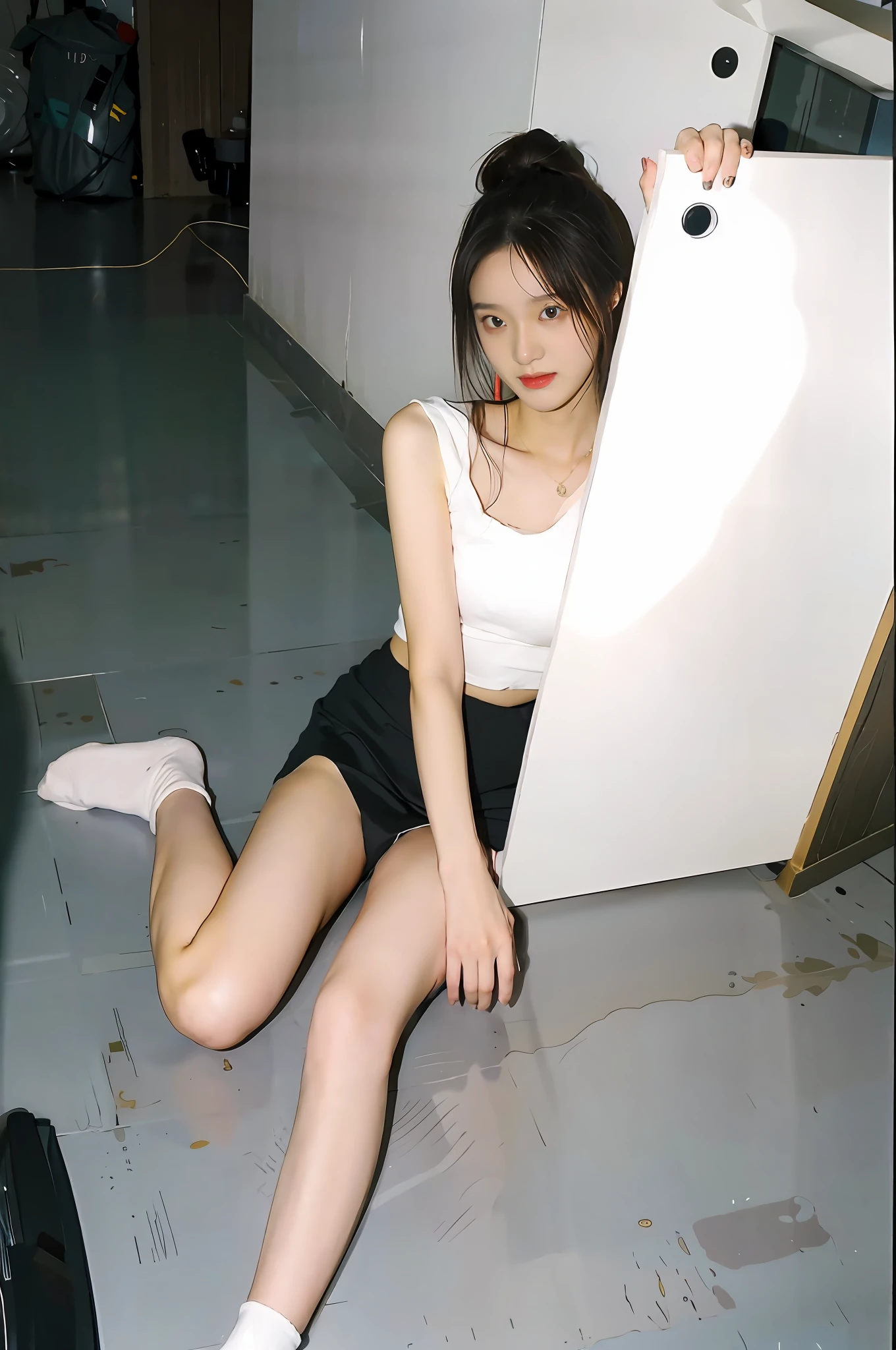 best qualtiy,tmasterpiece,超高分辨率,(realisticlying:1.4),s girl,Juvenile,mediuml breasts