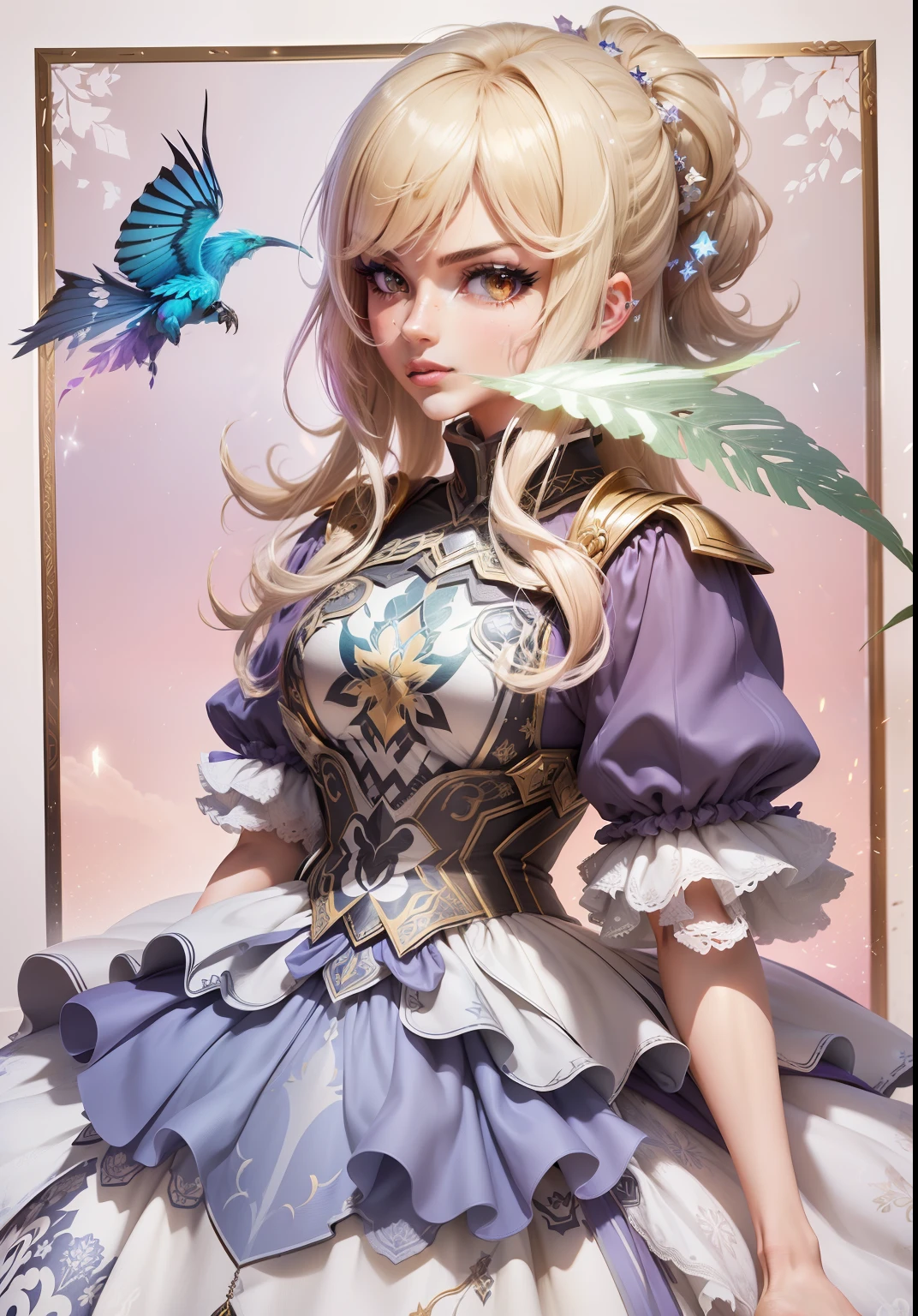 obra-prima, melhor qualidade, (papel de parede CG unity 8k extremamente detalhado), (melhor qualidade), (best illustration), (melhor sombra), Absurdo, arte epica, Poses gloriosas, lindo brilho detalhado, brilho luminoso de fundo, detalhes insano